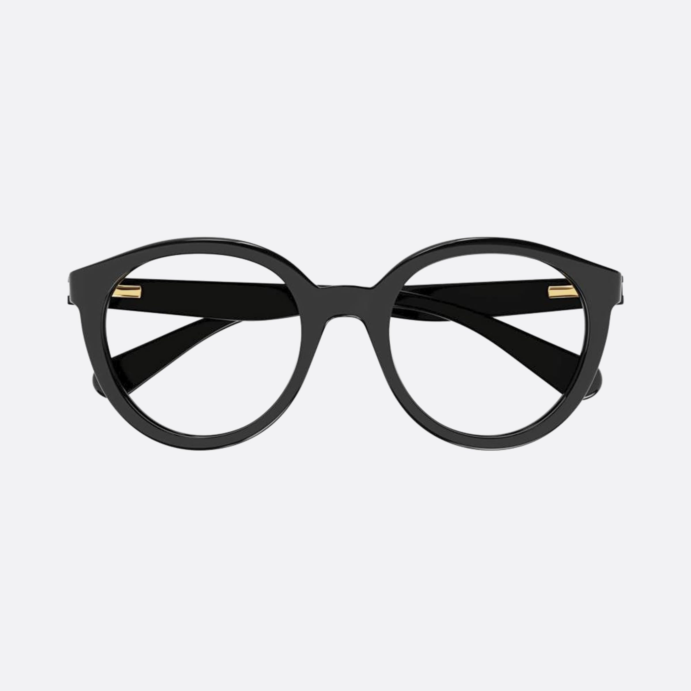 Chloe 47mm Junior Black Round Children Eyeglasses - Main View