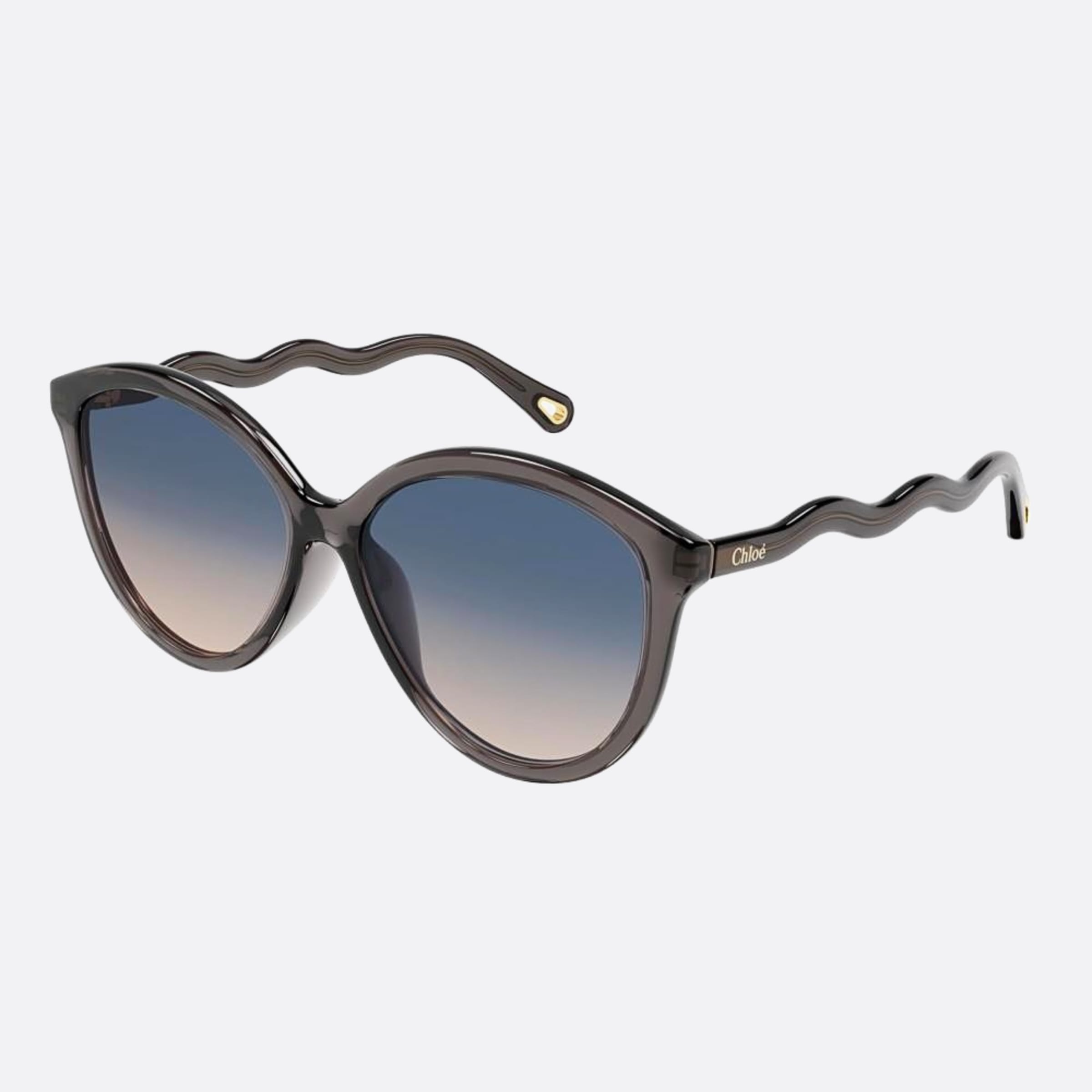 Chloe 57mm Grey Pantos Women Sunglasses - Side View