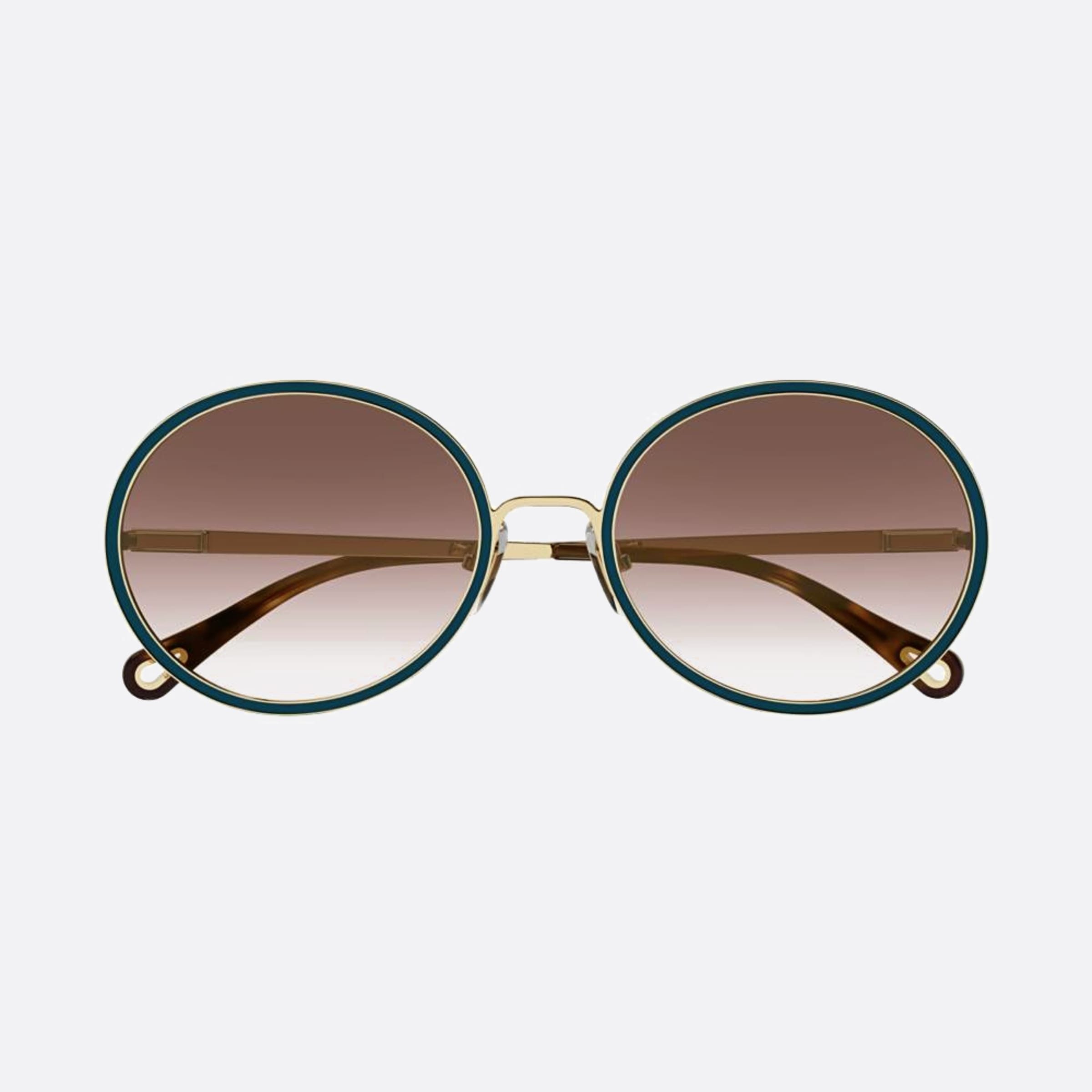 Chloe 60mm Gold Geometric Women Sunglasses - Main View