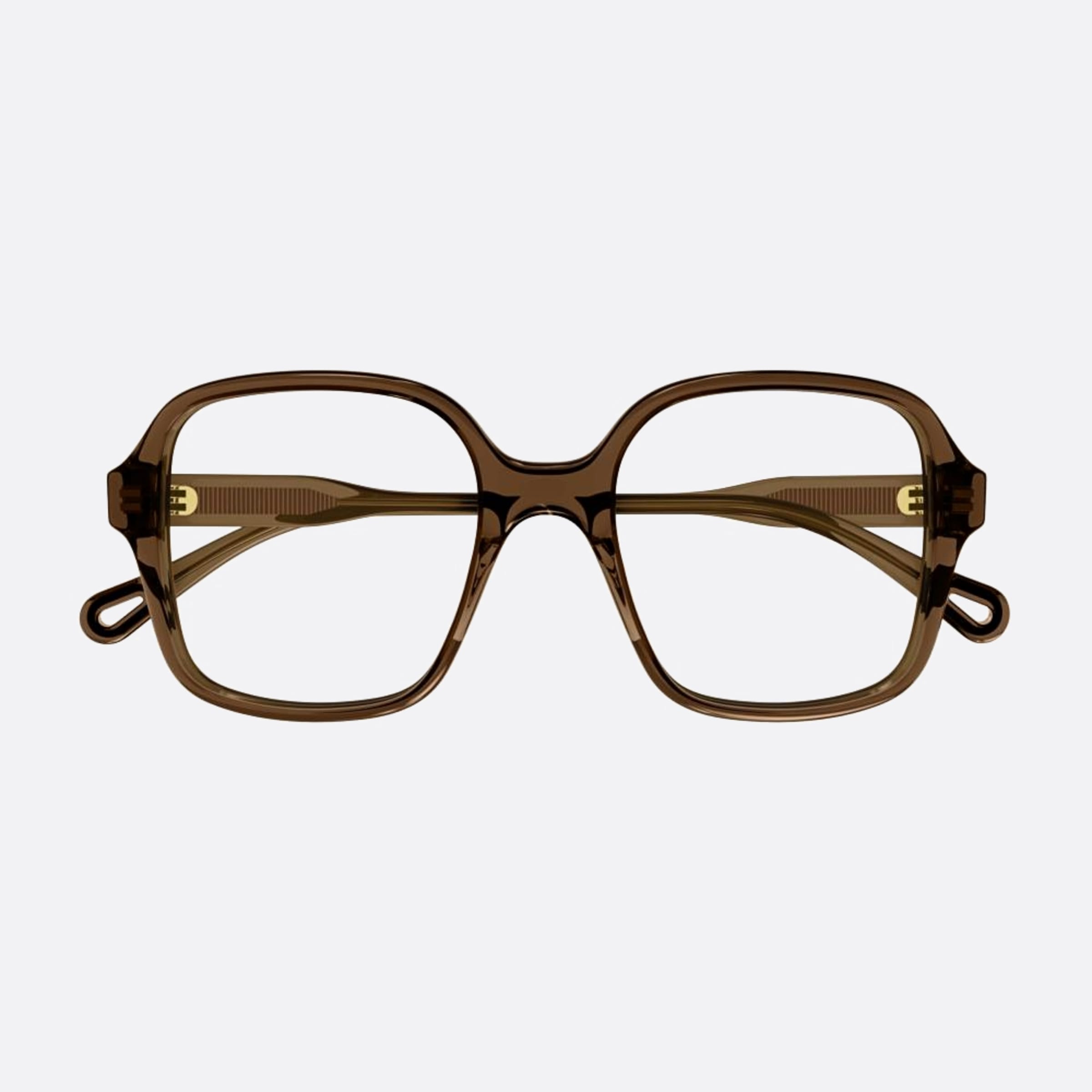 Chloe 53mm Brown Geometric Women Eyeglasses - Main View