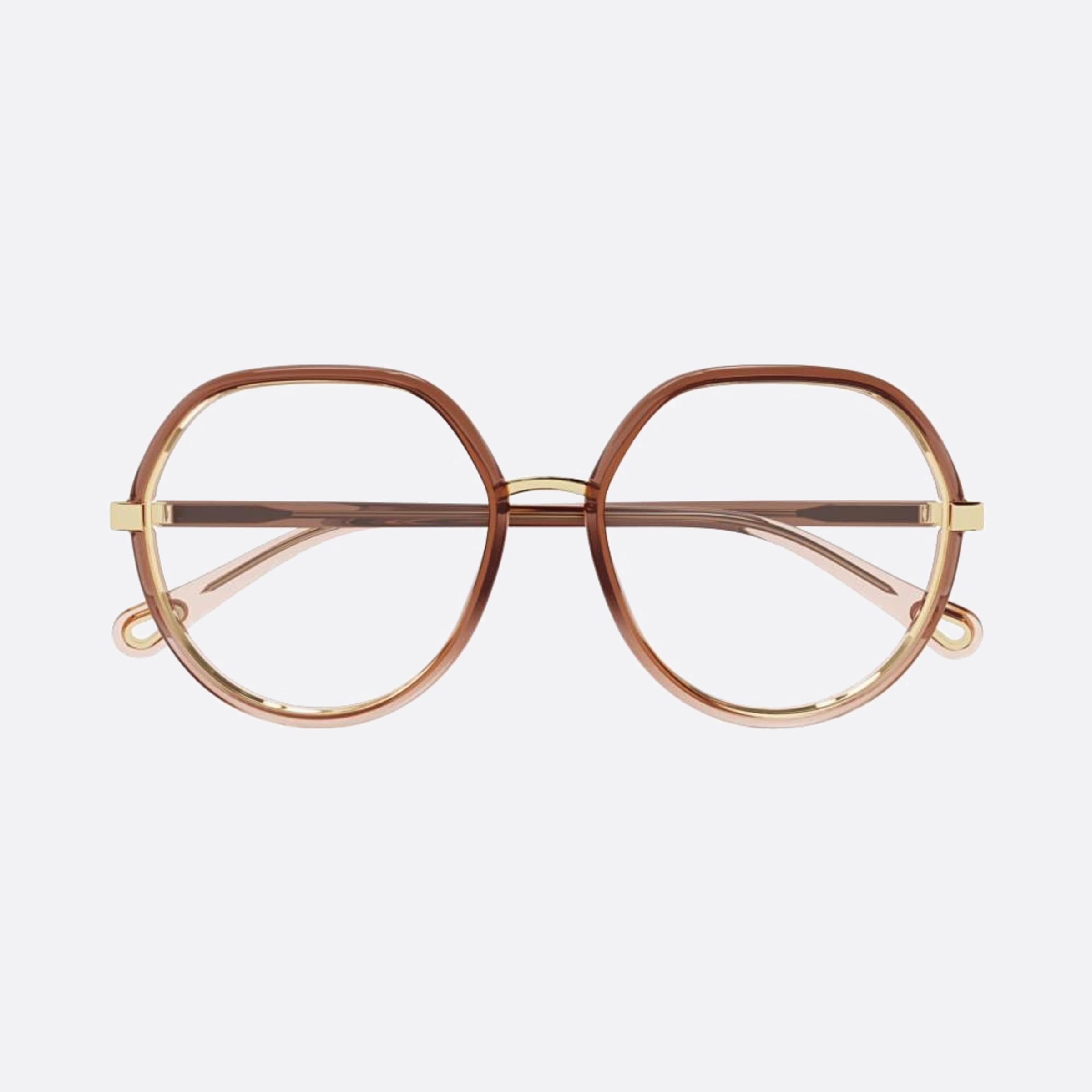 Chloe 54mm Brown Oversize Women Eyeglasses - Main View