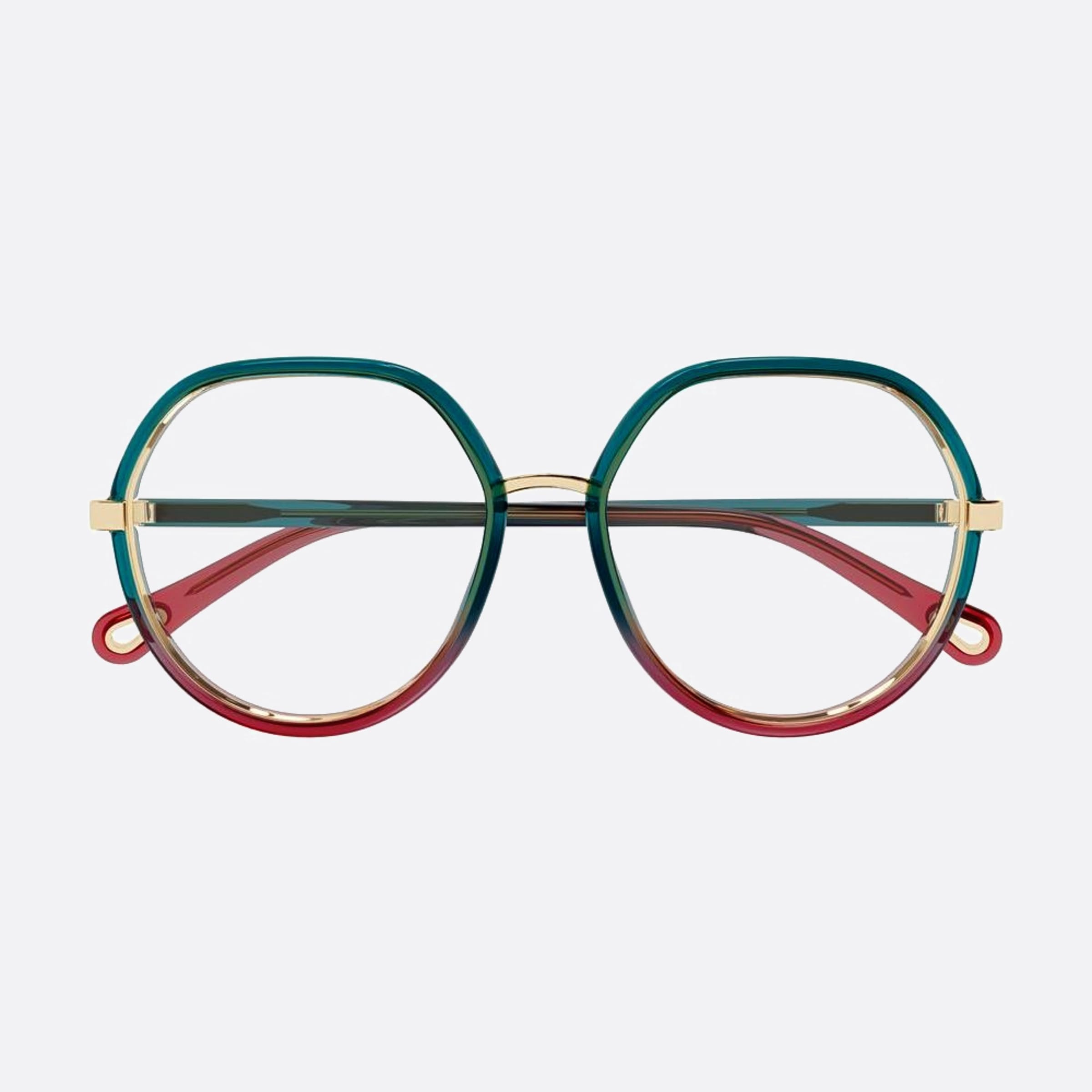 Chloe 54mm Red Oversize Women Eyeglasses - Main View