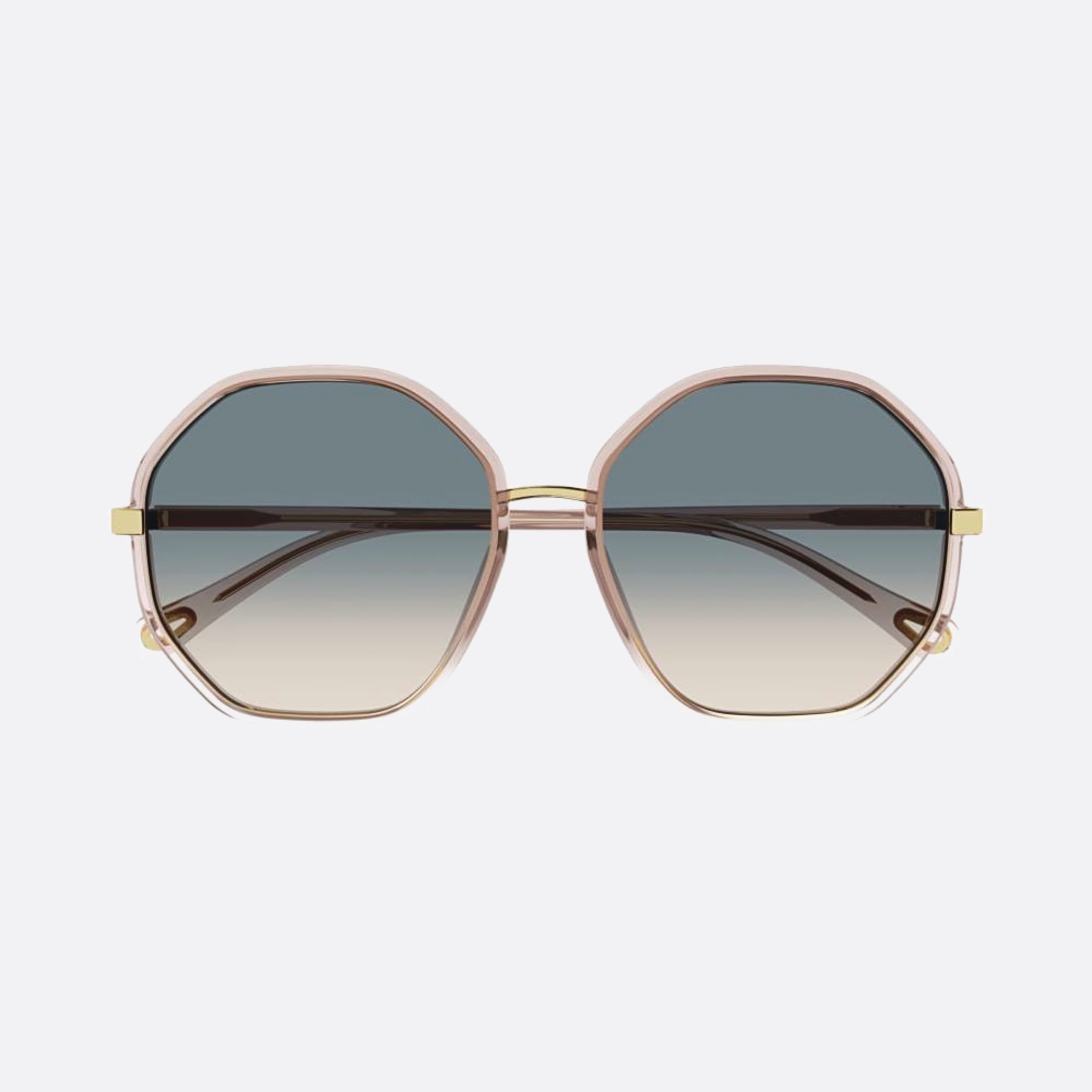 Chloe 59mm Ch0133sa Htp Orange Geometric Women Sunglasses - Main View