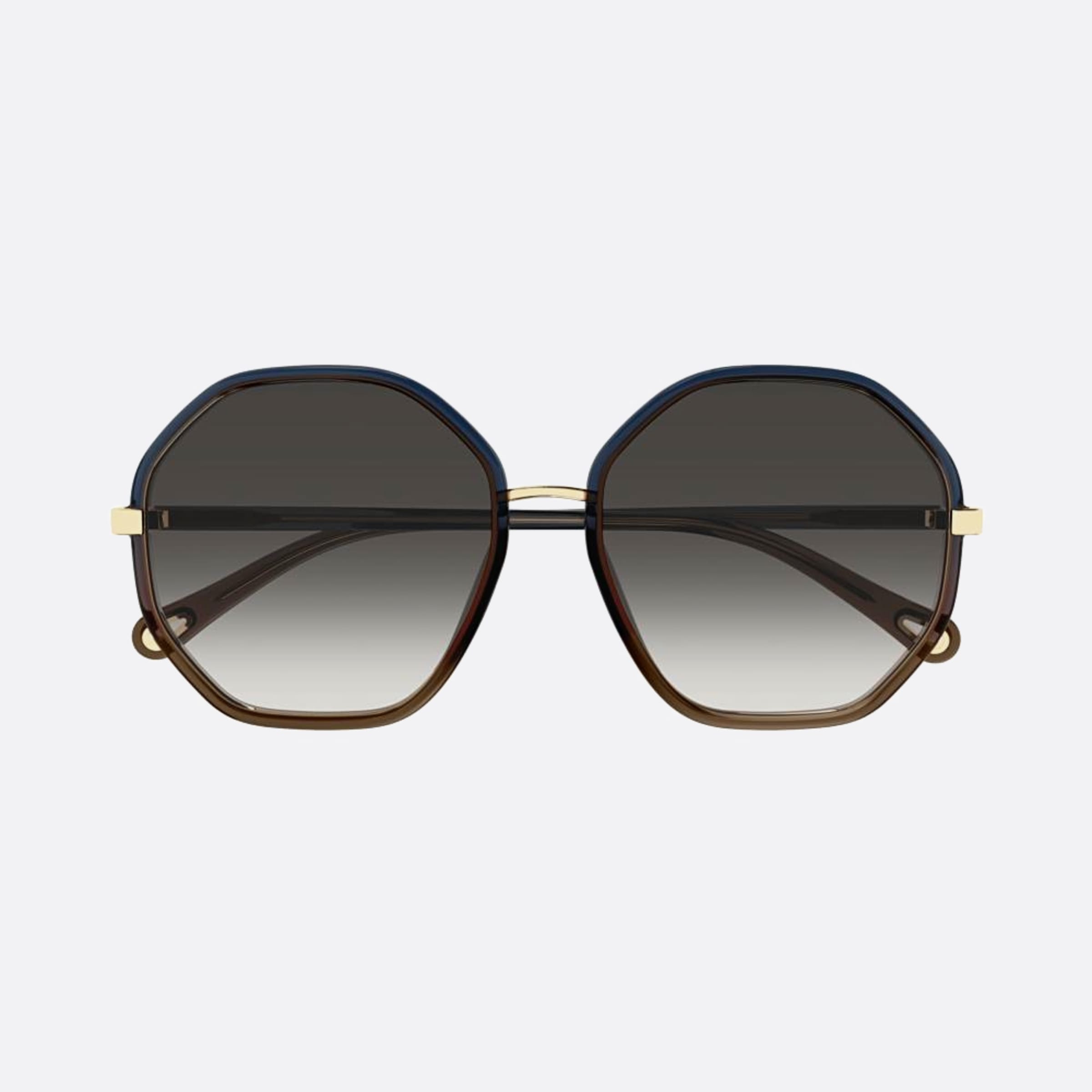 Chloe 59mm Ch0133sa Der Grey Geometric Women Sunglasses - Main View