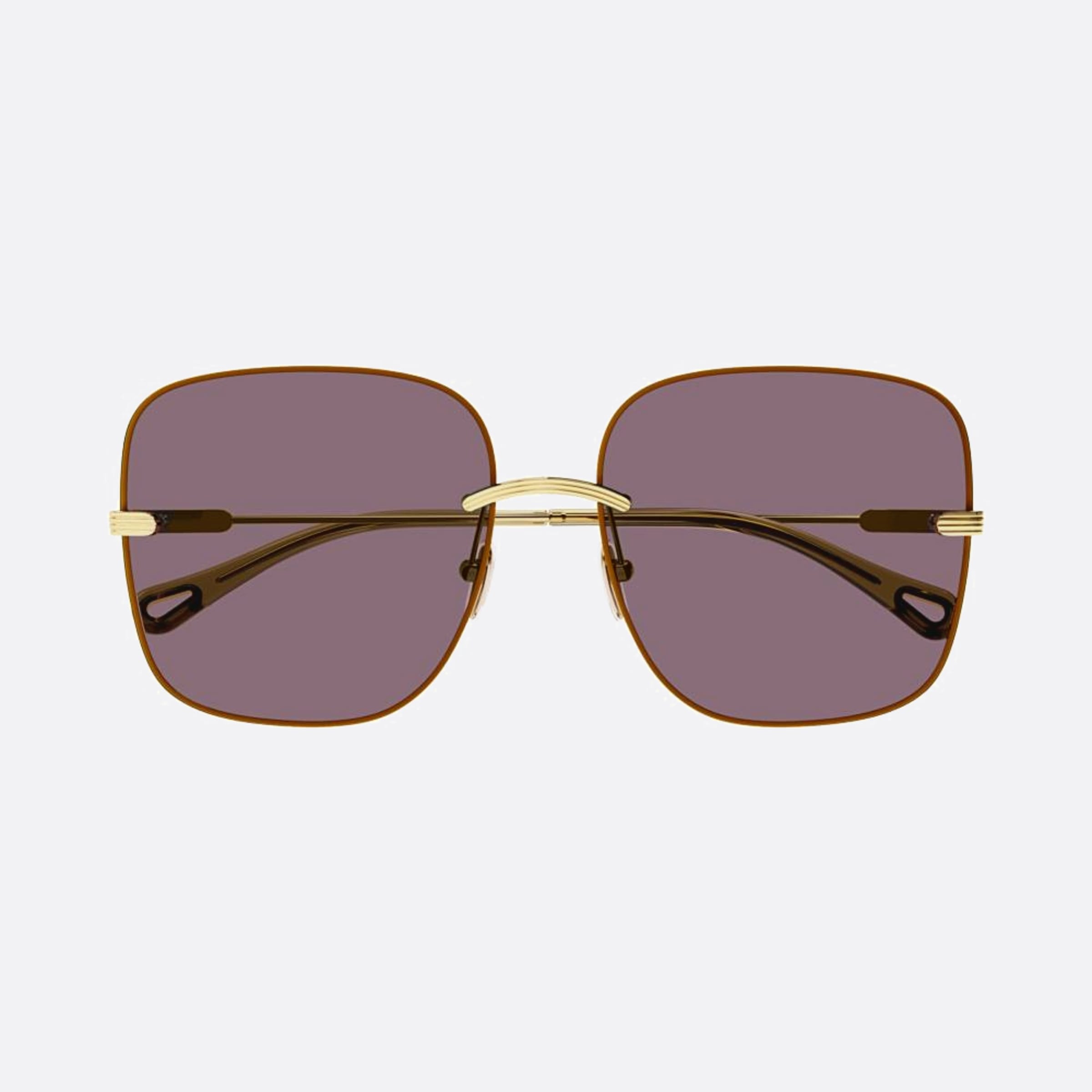 Chloe 61mm Red Geometric Women Sunglasses - Main View