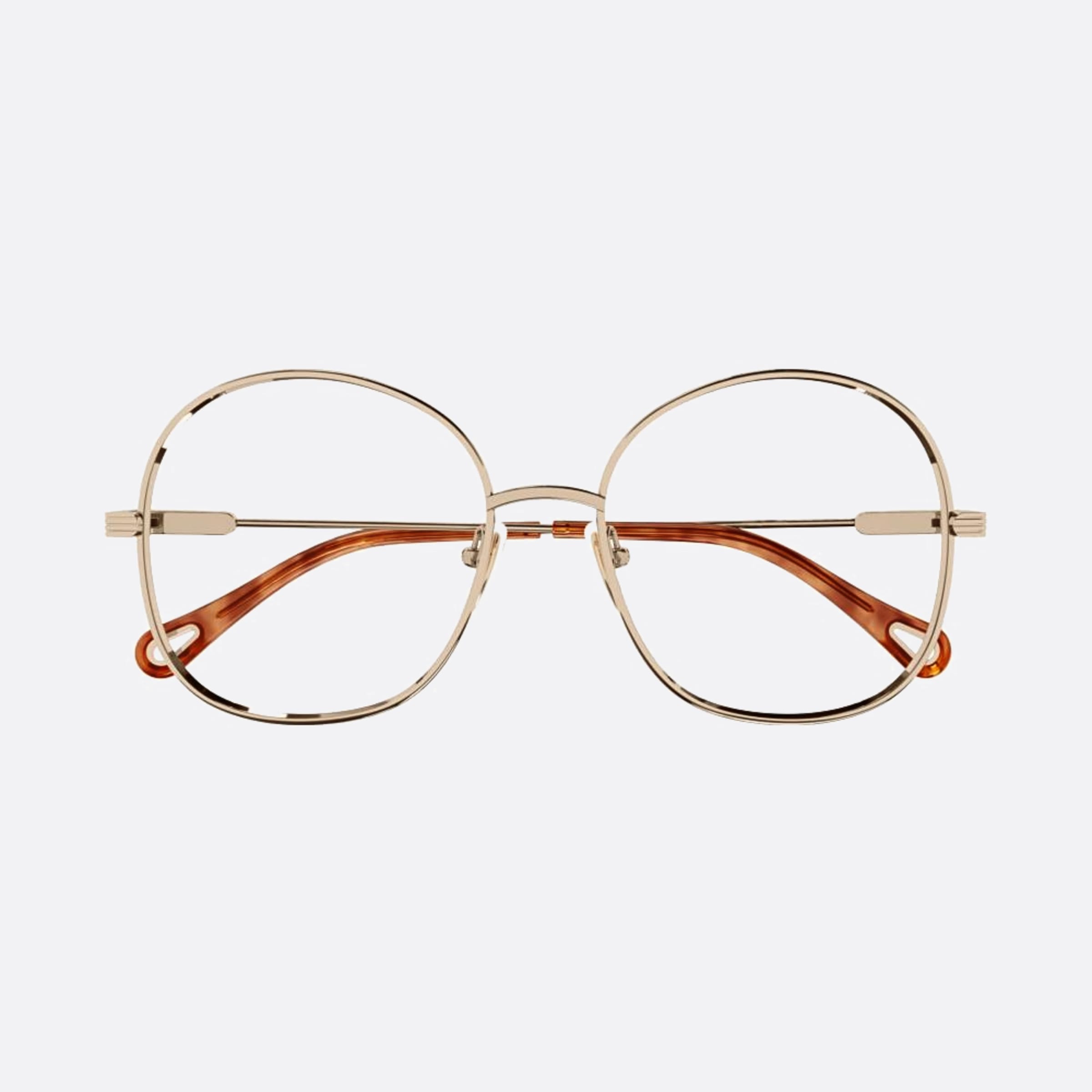 Chloe 55mm Rose Gold Round Women Eyeglasses - Main View