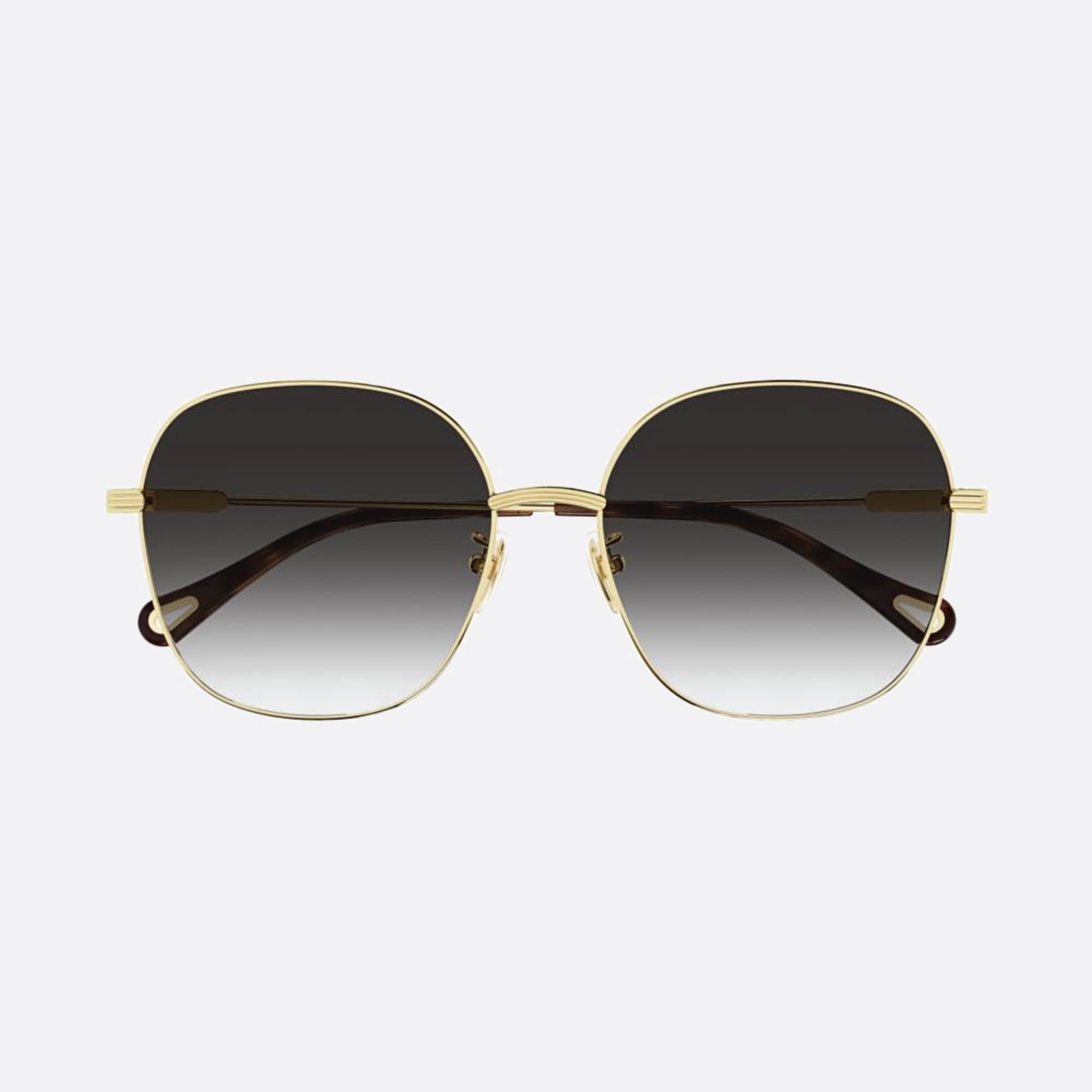 Chloe 59mm Ch0139sa Gold Geometric Women Sunglasses - Main View