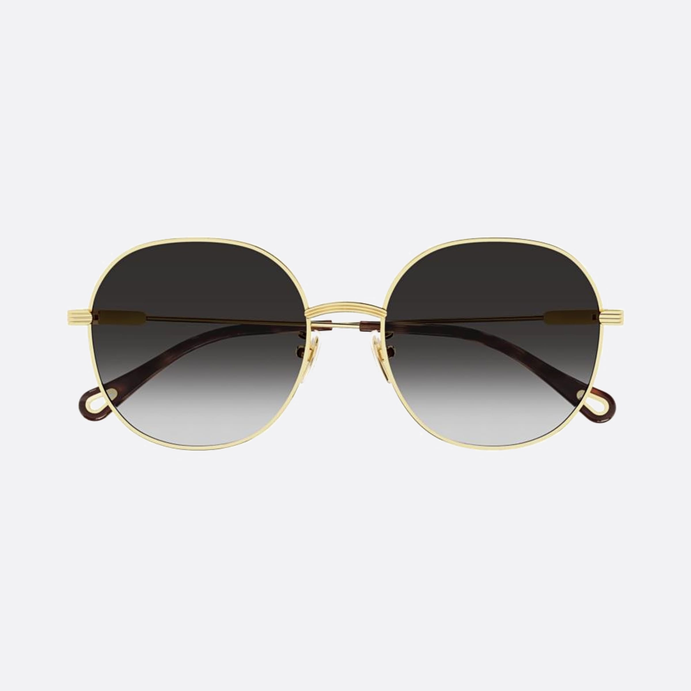 Chloe 57mm Ch0140sa Der Gold Geometric Women Sunglasses - Main View