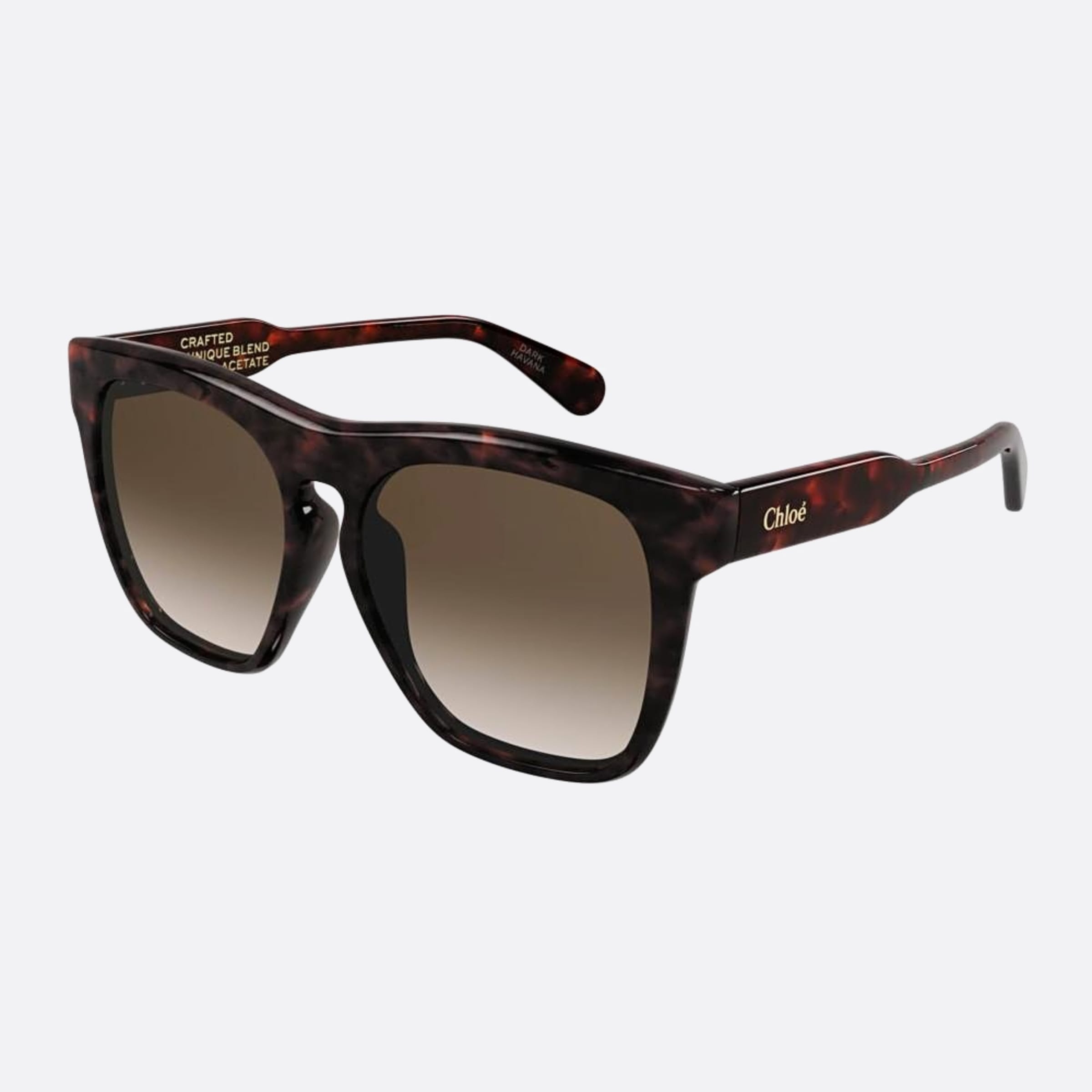 Chloe 56mm Ch0149sa Hbb Havana Oversize Women Sunglasses - Side View