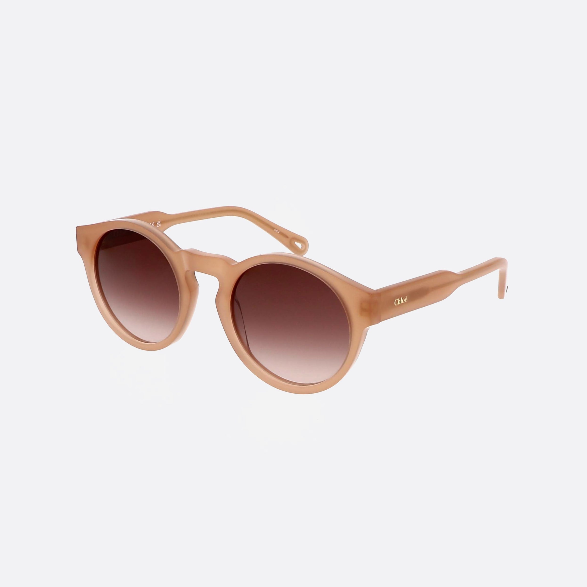 Chloe 52mm Byt Brown Round Women Sunglasses - Main View