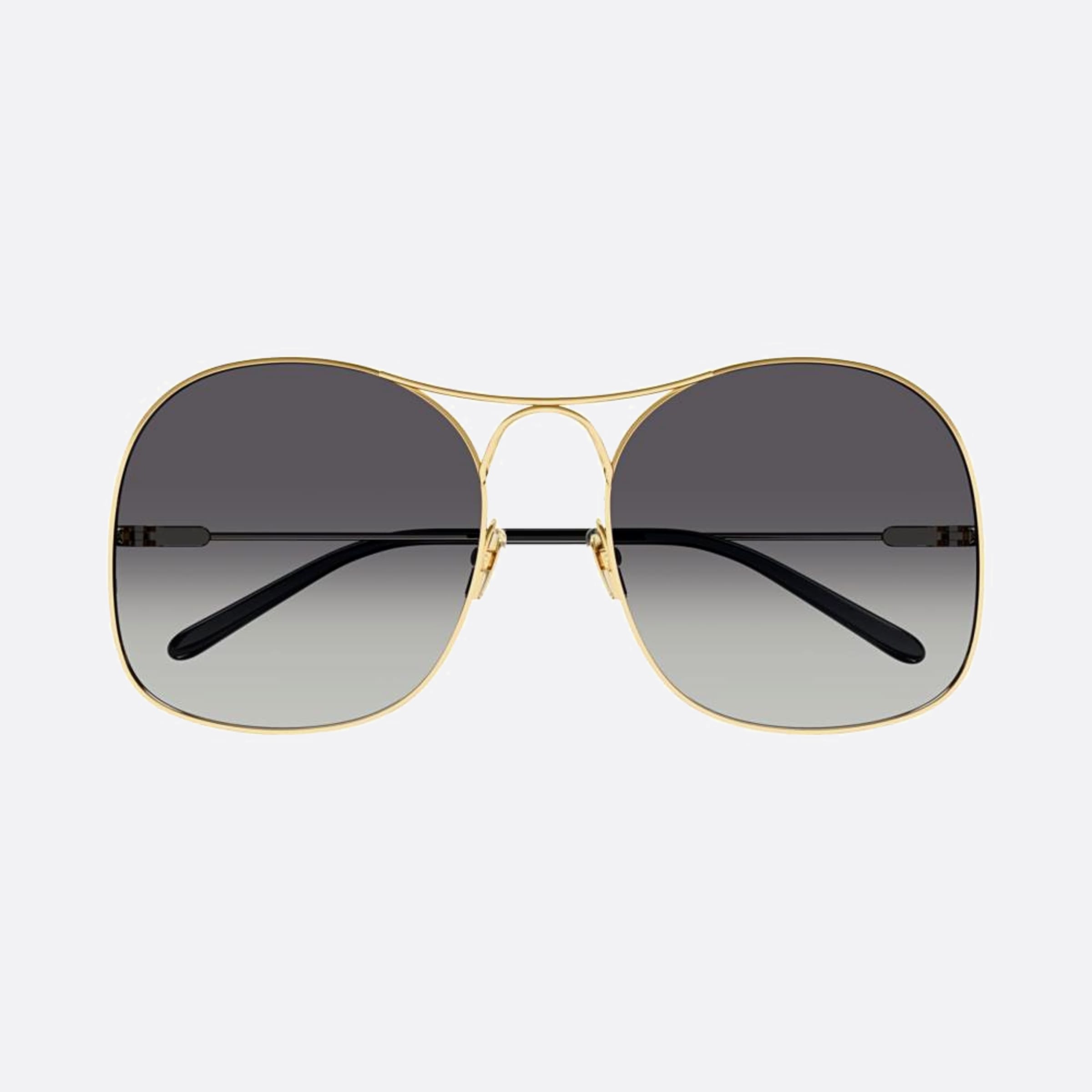Chloe 59mm Der Gold Geometric Women Sunglasses - Main View