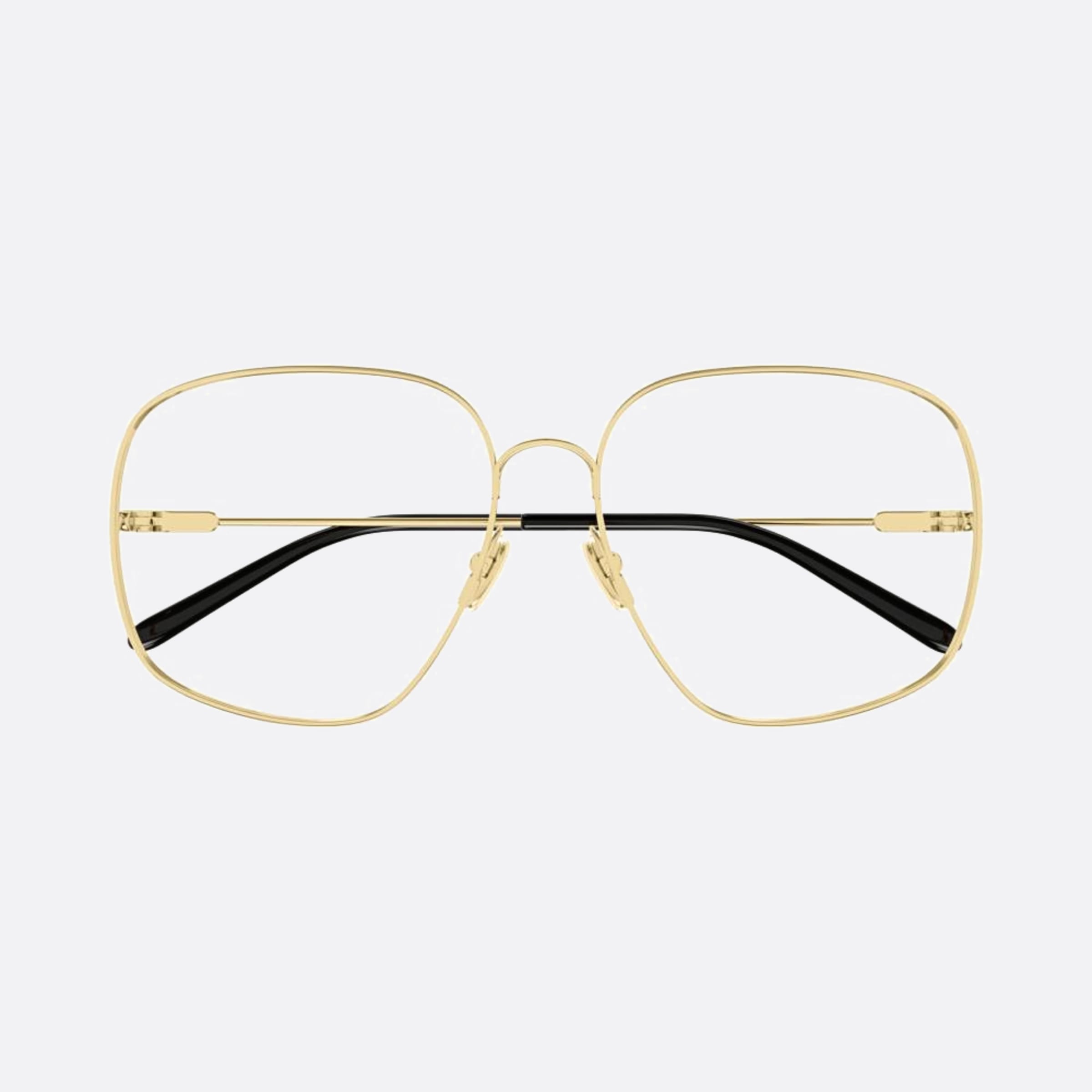 Chloe 58mm Gold Geometric Women Eyeglasses - Main View