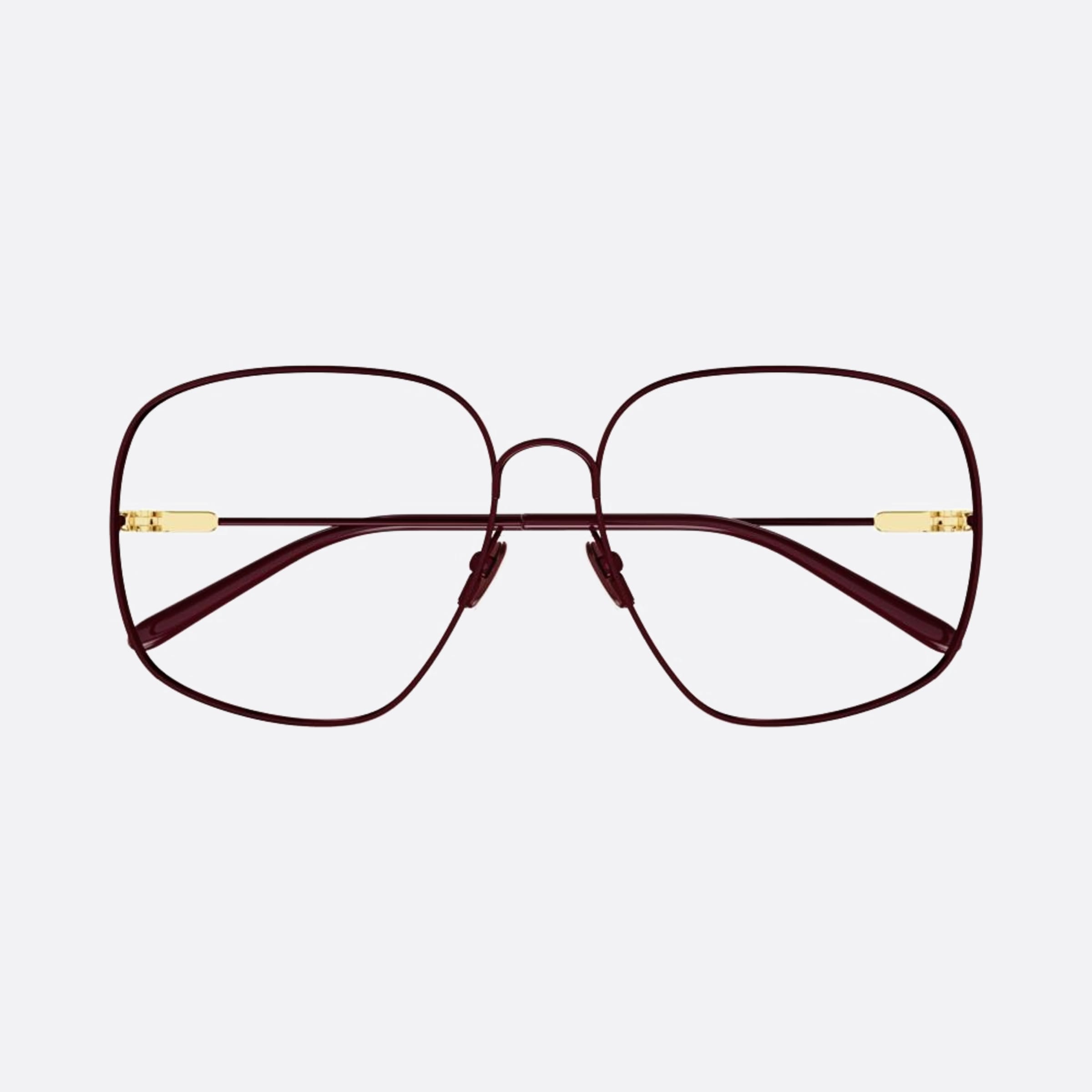 Chloe 58mm Cer Red Geometric Women Eyeglasses - Main View