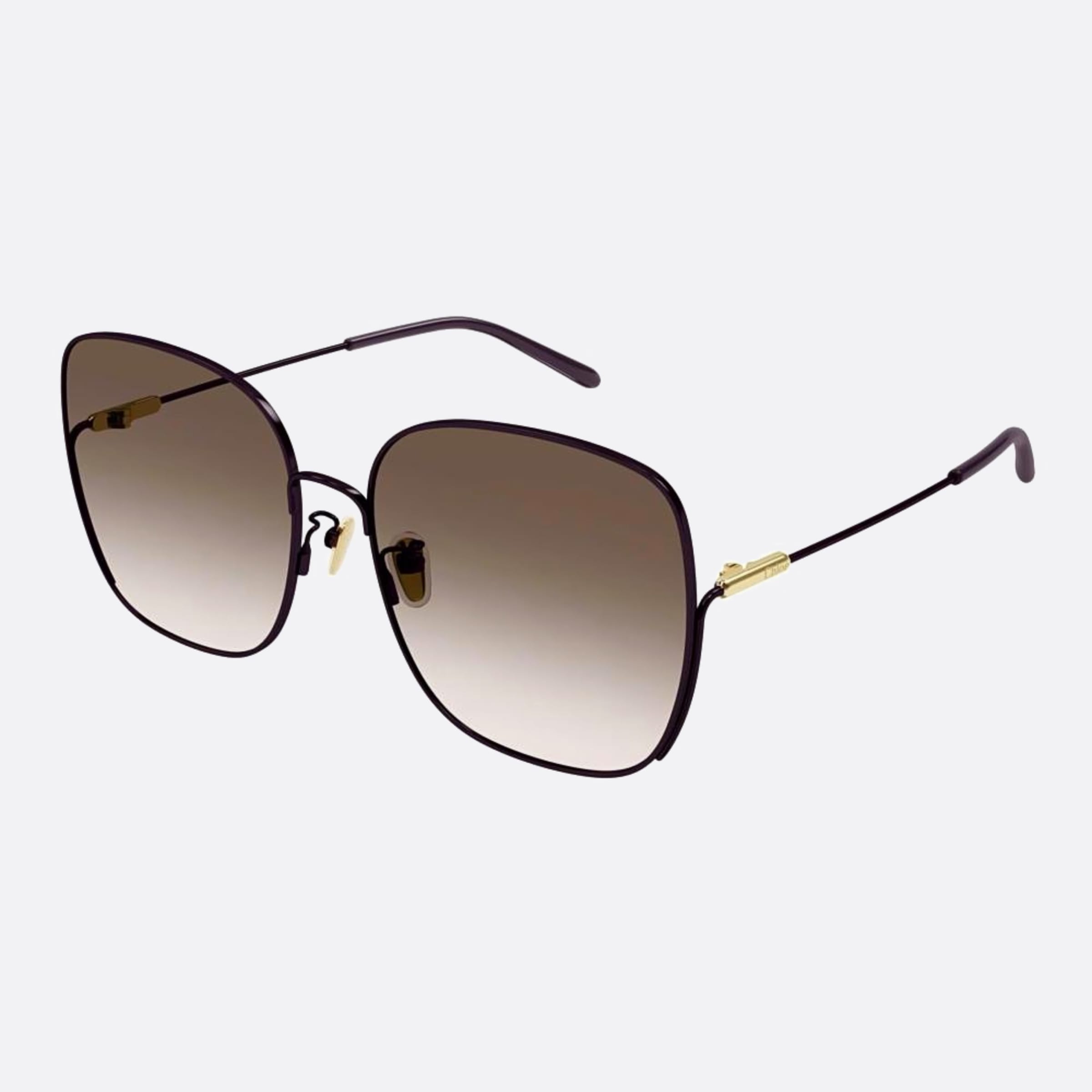 Chloe 61mm Ch0170sa Red Butterfly Women Sunglasses - Side View