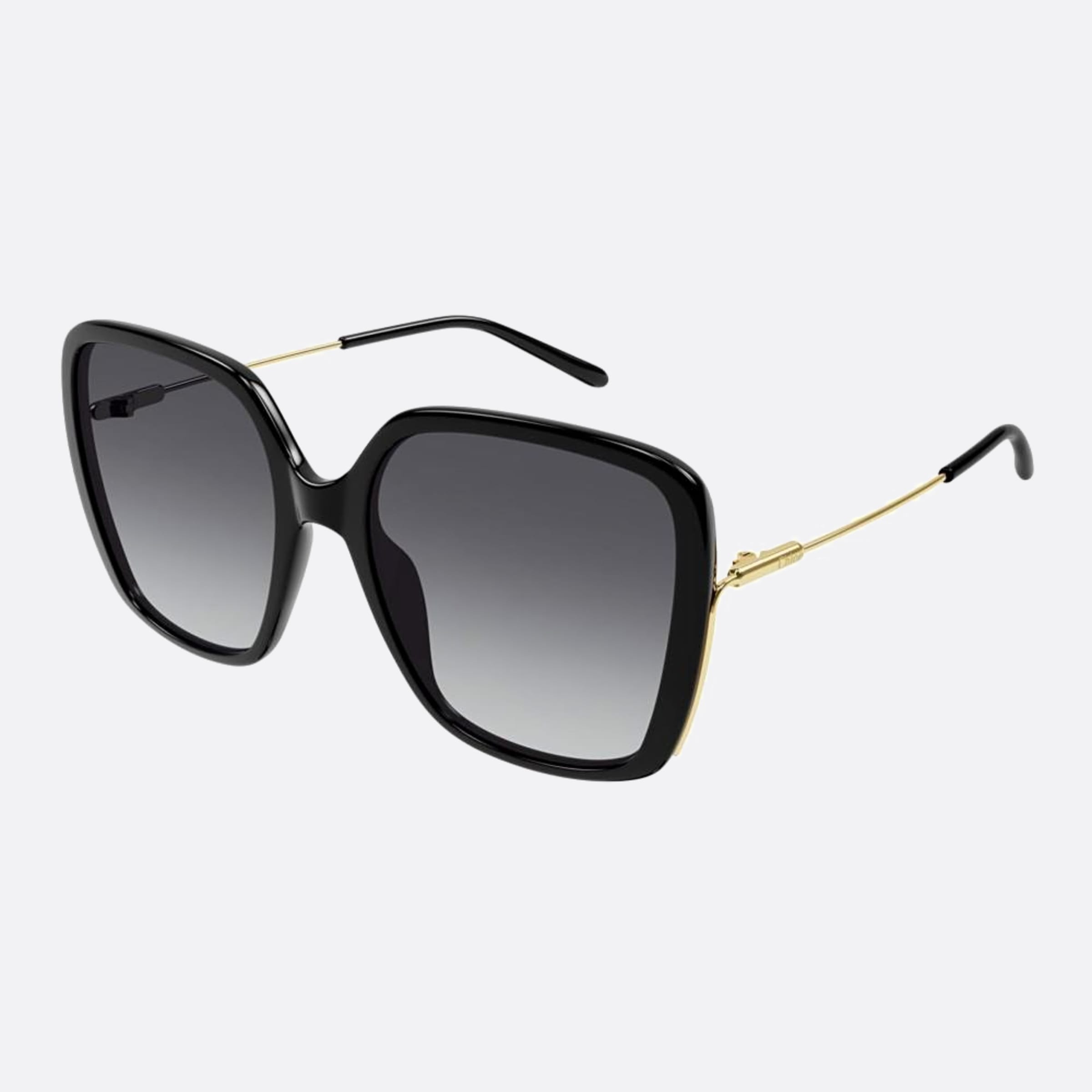 Chloe 59mm Ch0173sa Black Oversize Women Sunglasses - Side View