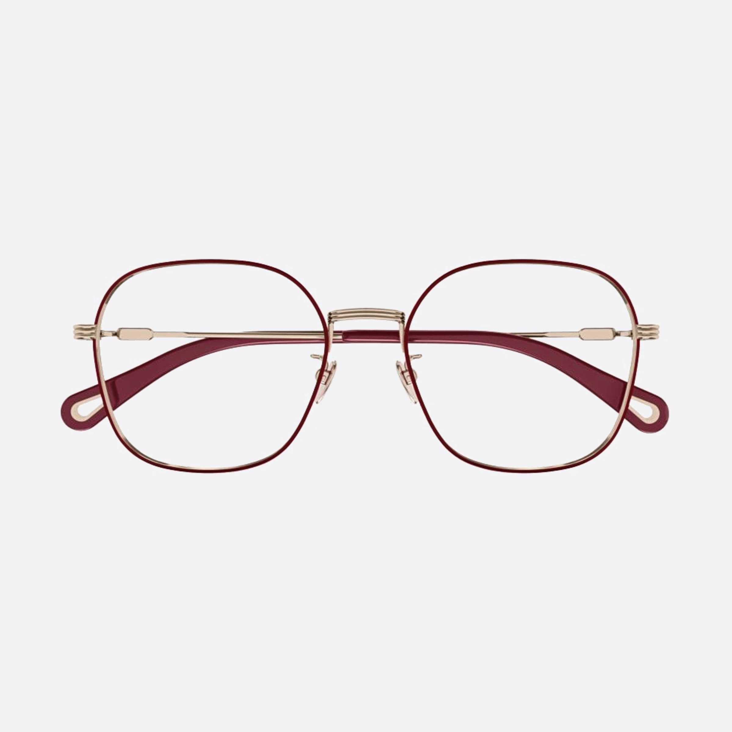 Chloe 54mm Ch0182ok Gold Geometric Women Eyeglasses - Main View