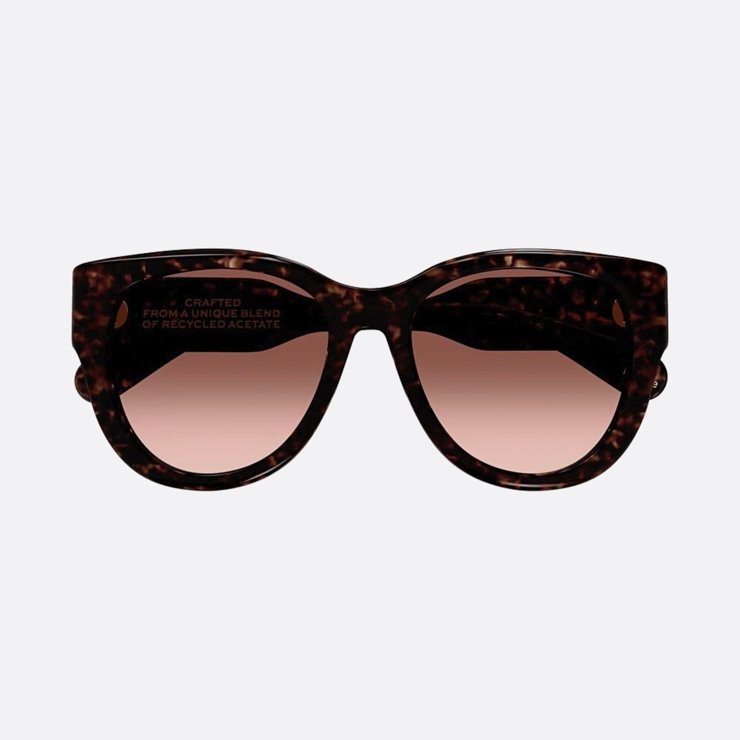 Chloe 55mm Brown Cat Eye Women Sunglasses - Main View