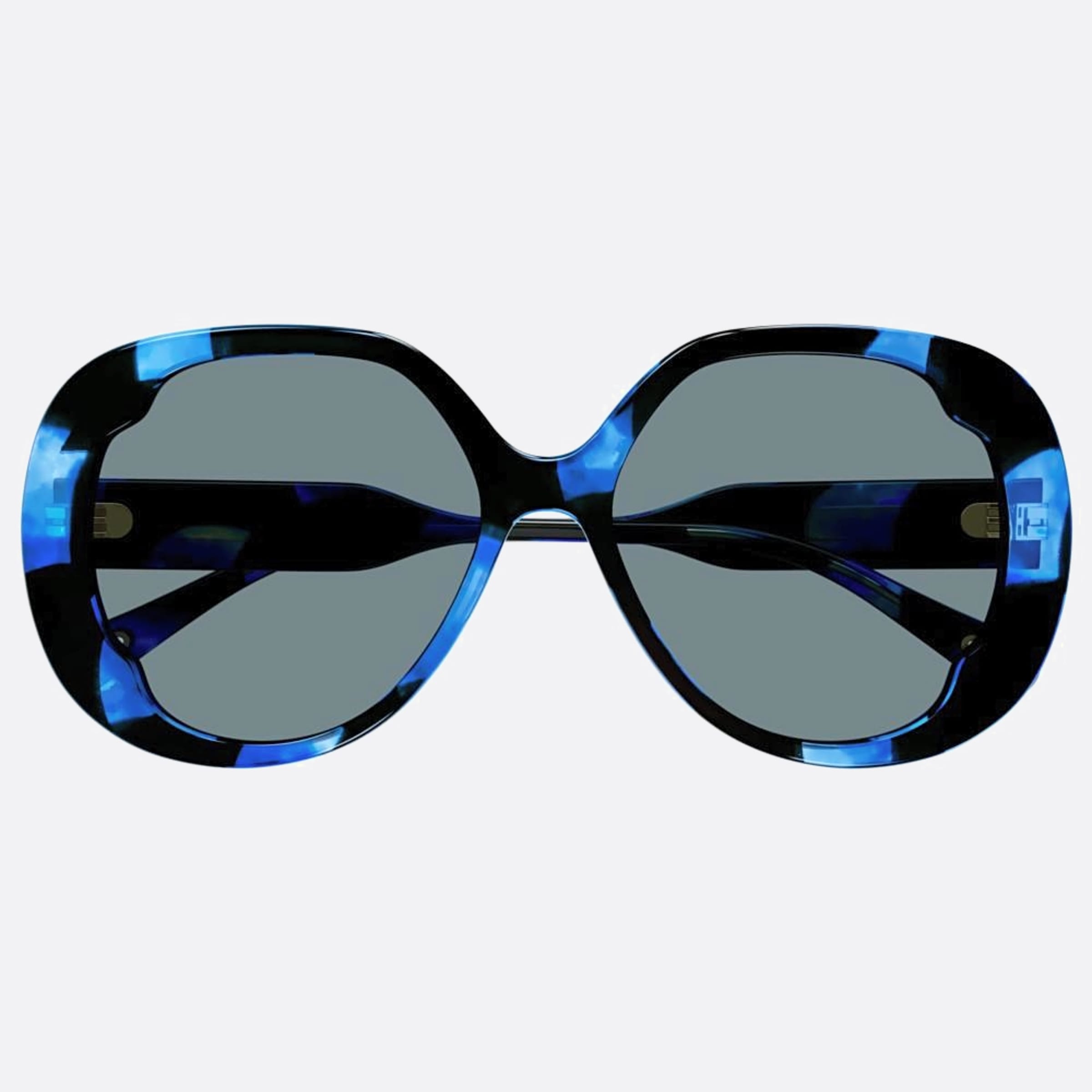 Chloe 56mm Havana Butterfly Women Sunglasses - Main View