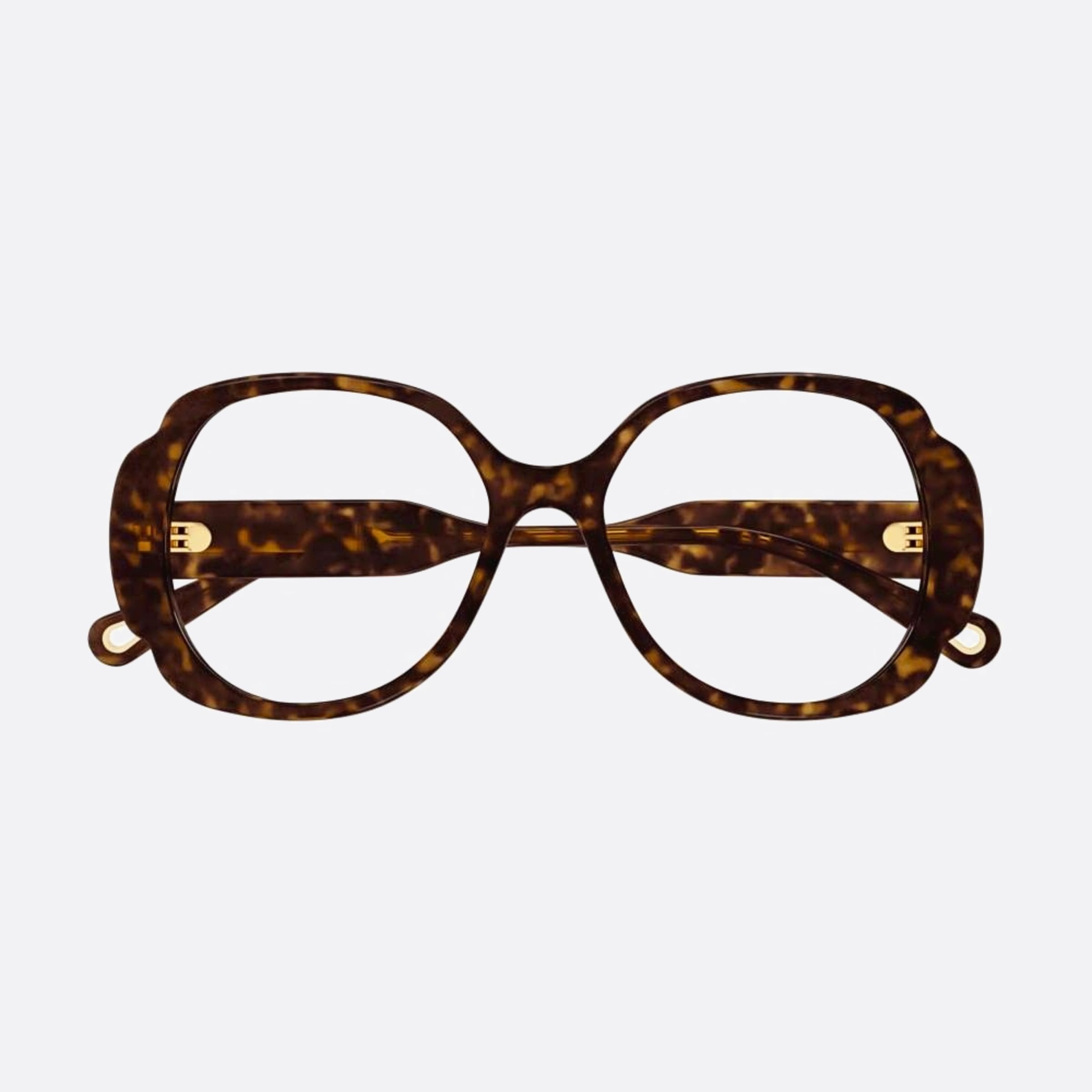 Chloe 53mm Havana Butterfly Women Eyeglasses - Main View