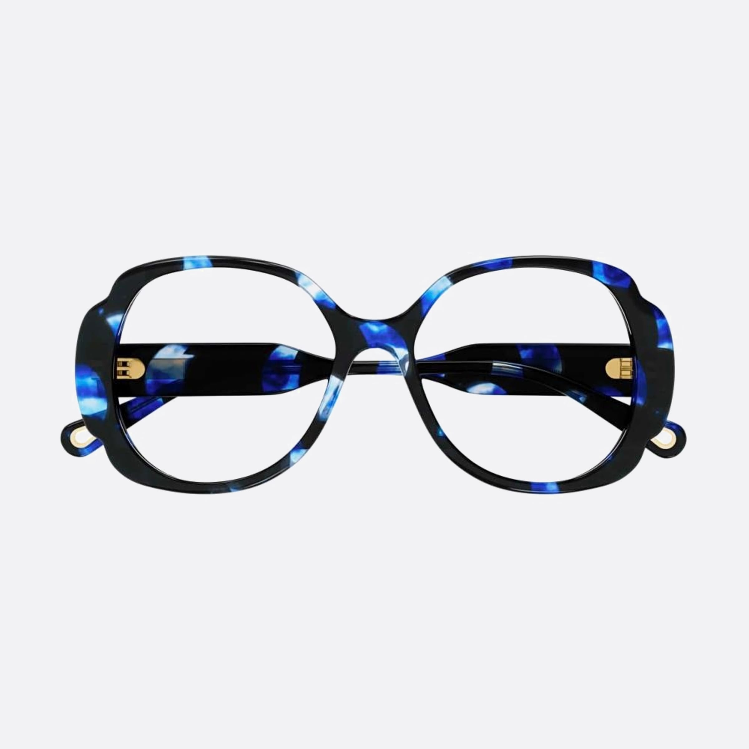 Chloe 53mm Blue Butterfly Women Eyeglasses - Main View