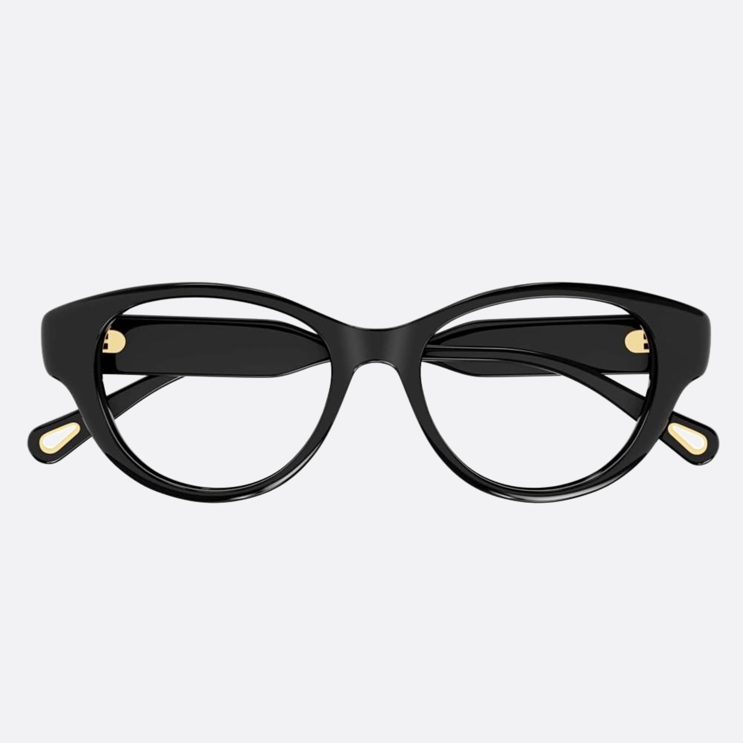 Chloe 50mm Black Cat Eye Women Eyeglasses - Main View