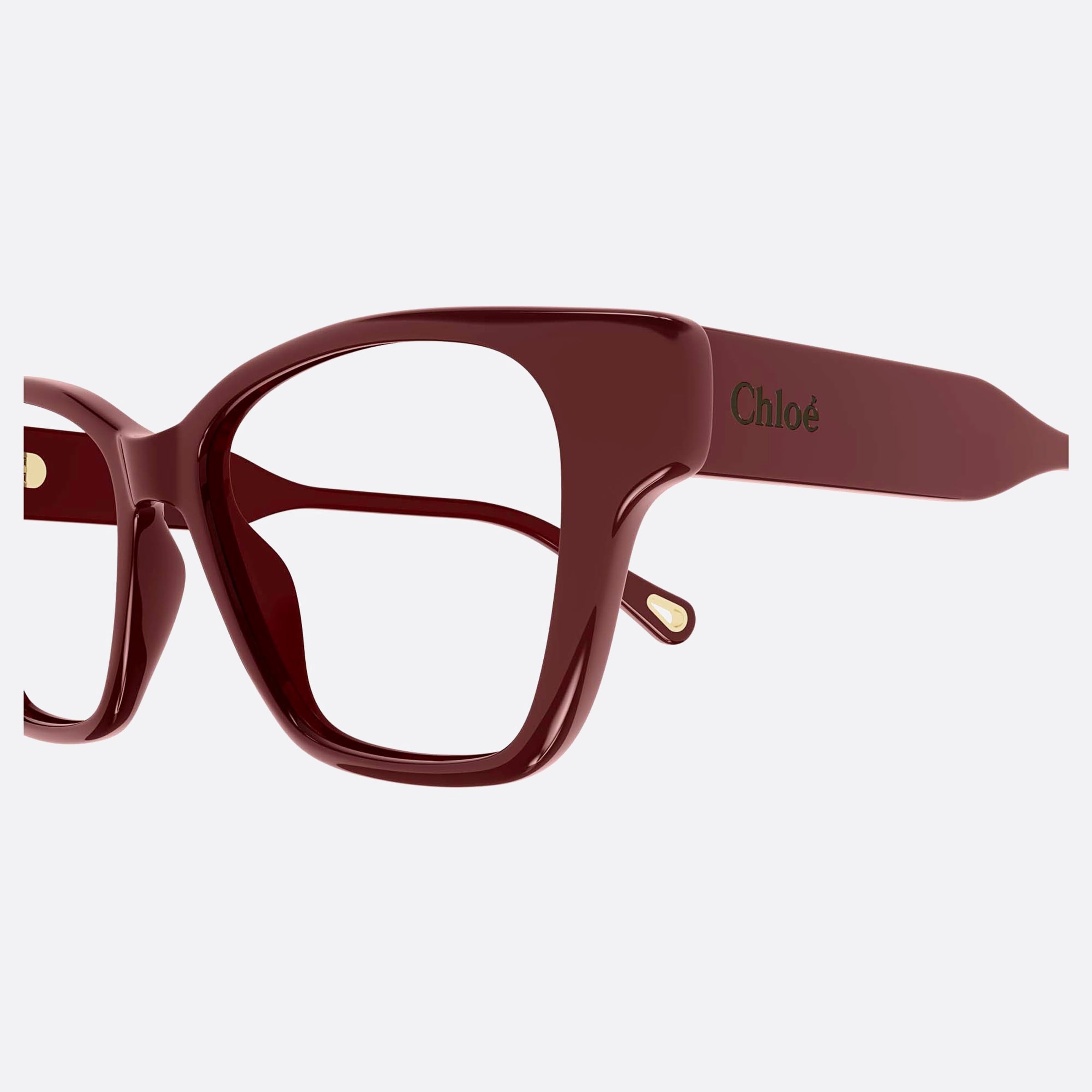 Chloe 53mm Red Cat Eye Women Eyeglasses - Detail View