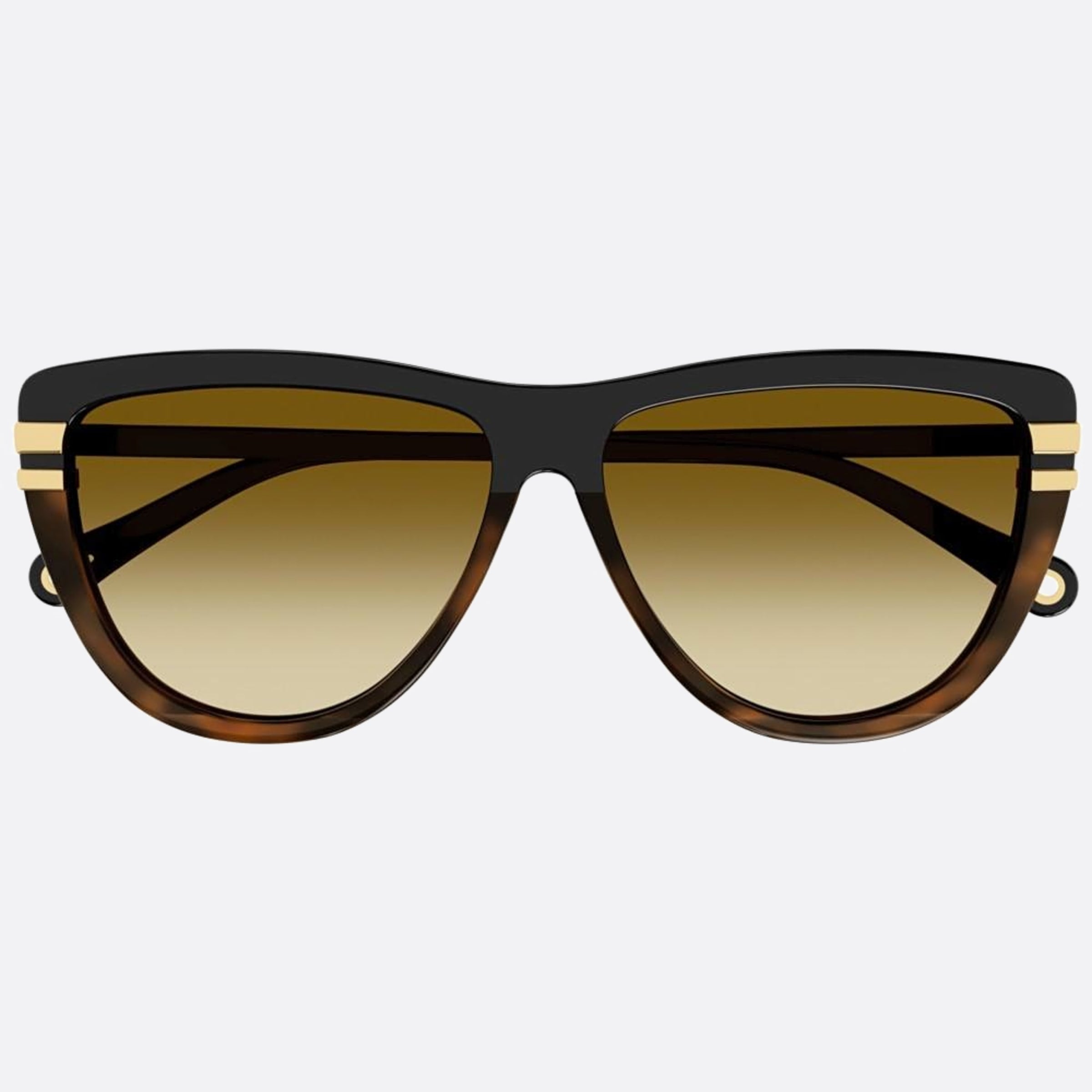 Chloe 59mm Black Squared Women Sunglasses - Main View