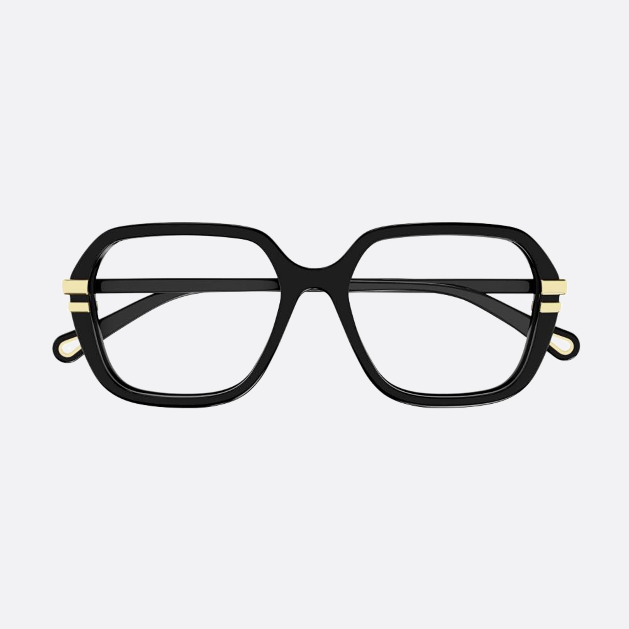 Chloe 53mm Black Squared Women Eyeglasses - Main View