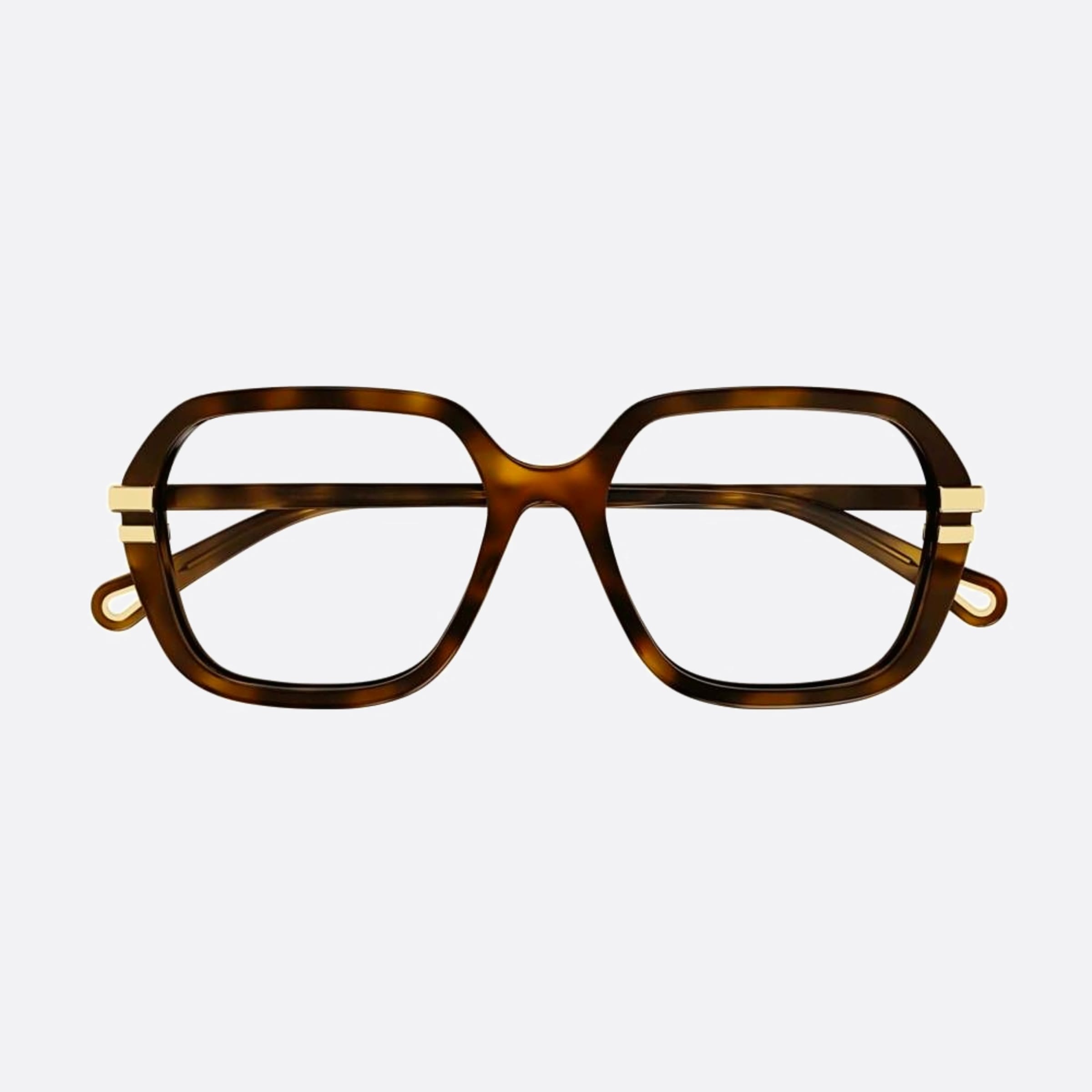 Chloe 53mm Havana Squared Women Eyeglasses - Main View