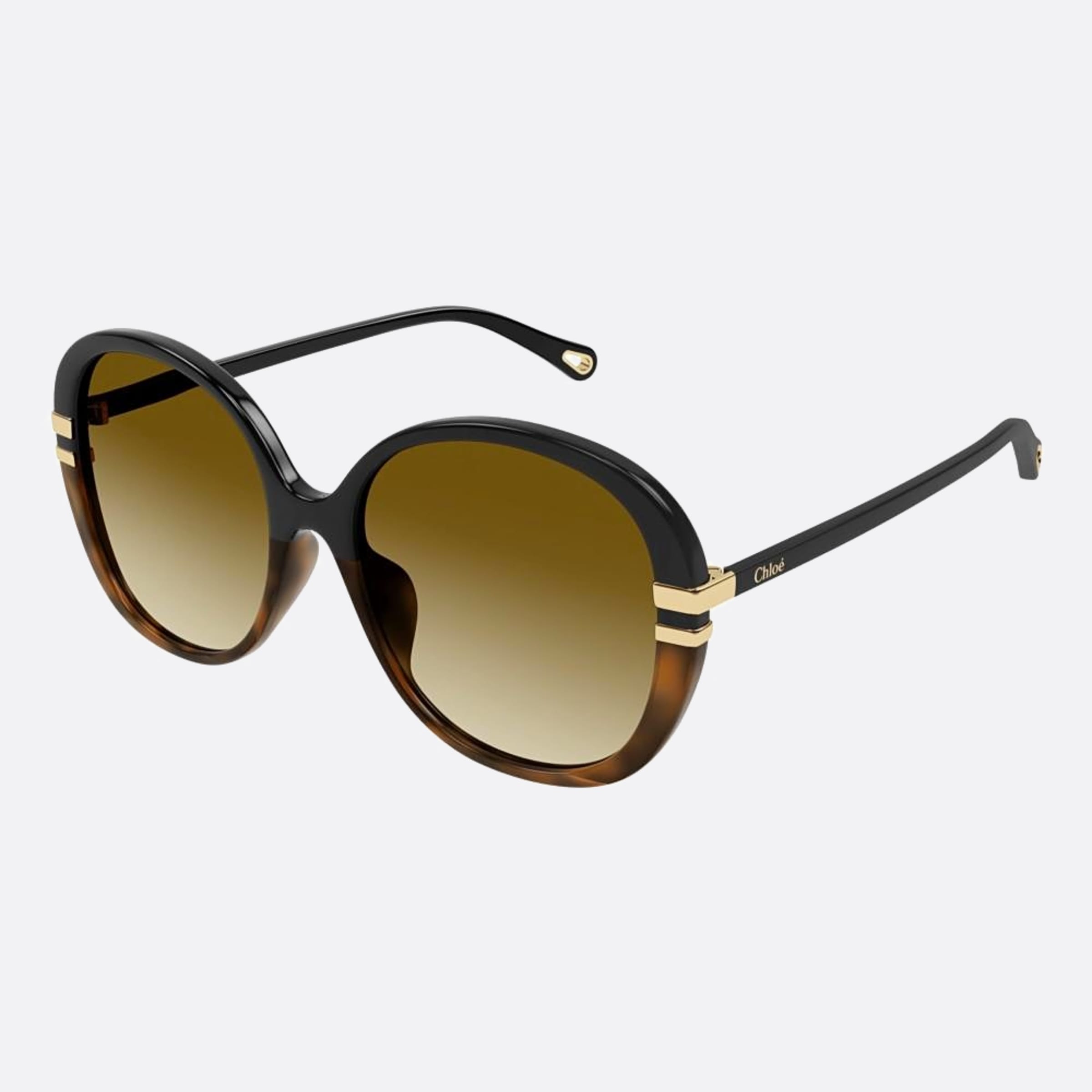 Chloe 58mm Ch0207sk Black Oversize Women Sunglasses - Side View