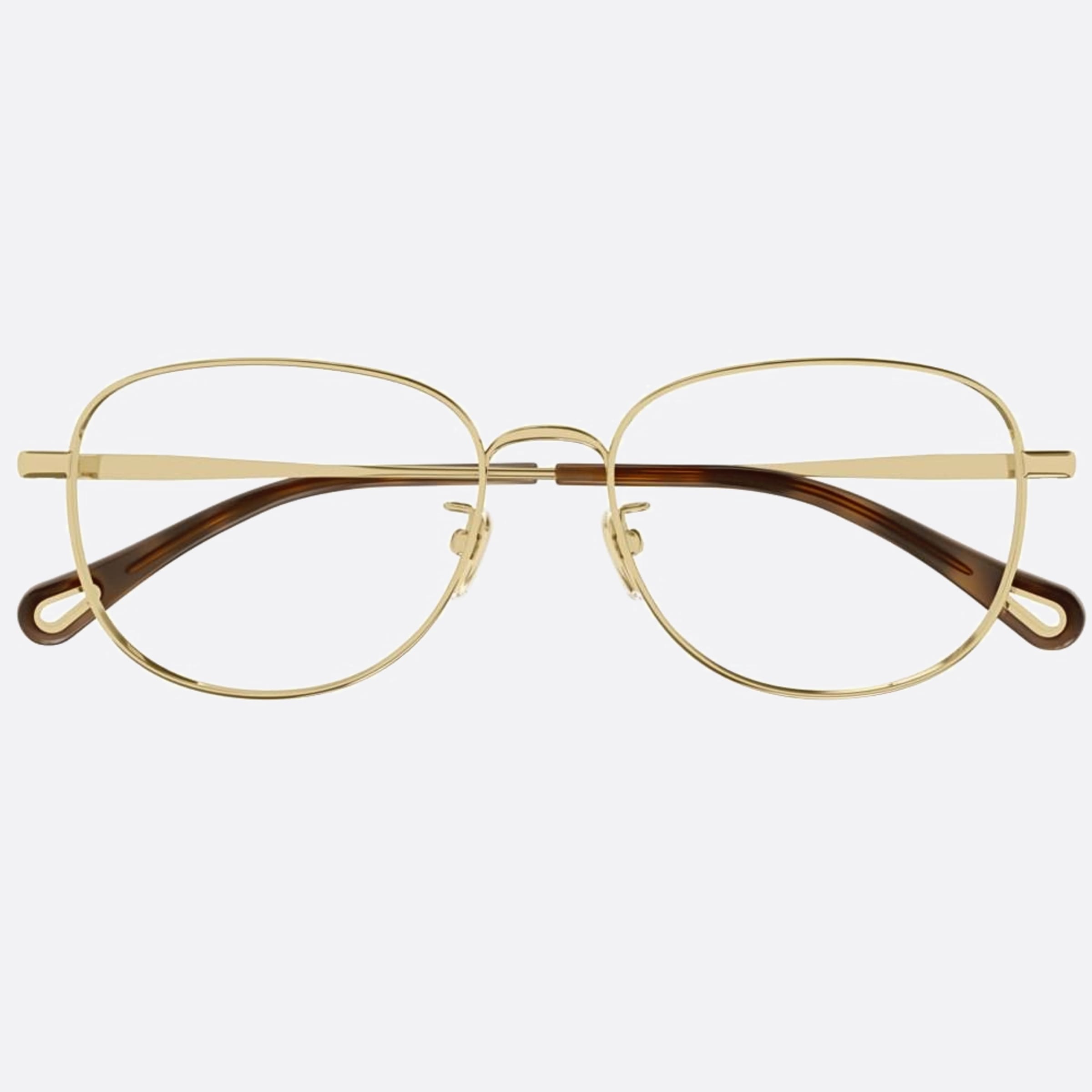 Chloe 53mm Ch0213oa Gold Round Women Eyeglasses - Main View