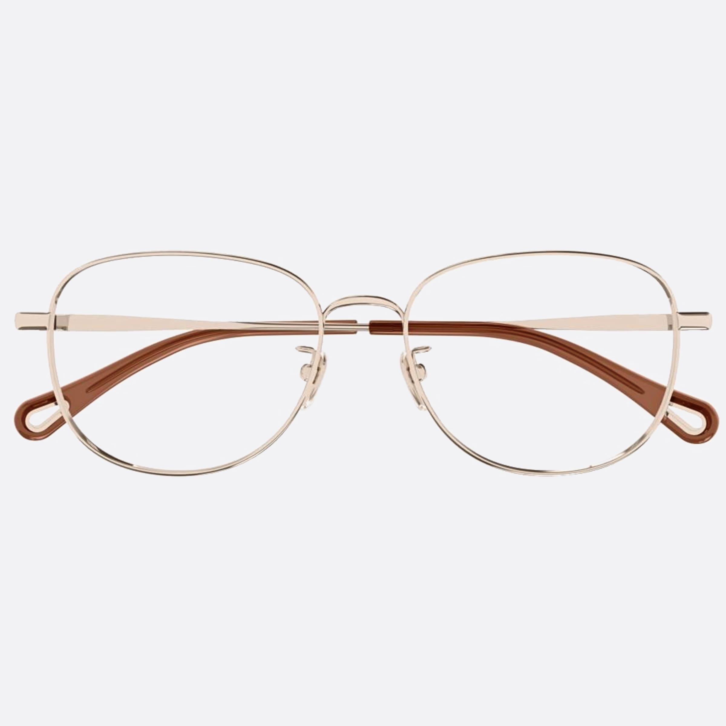 Chloe 53mm Ch0213oa Gold Round Women Eyeglasses - Main View