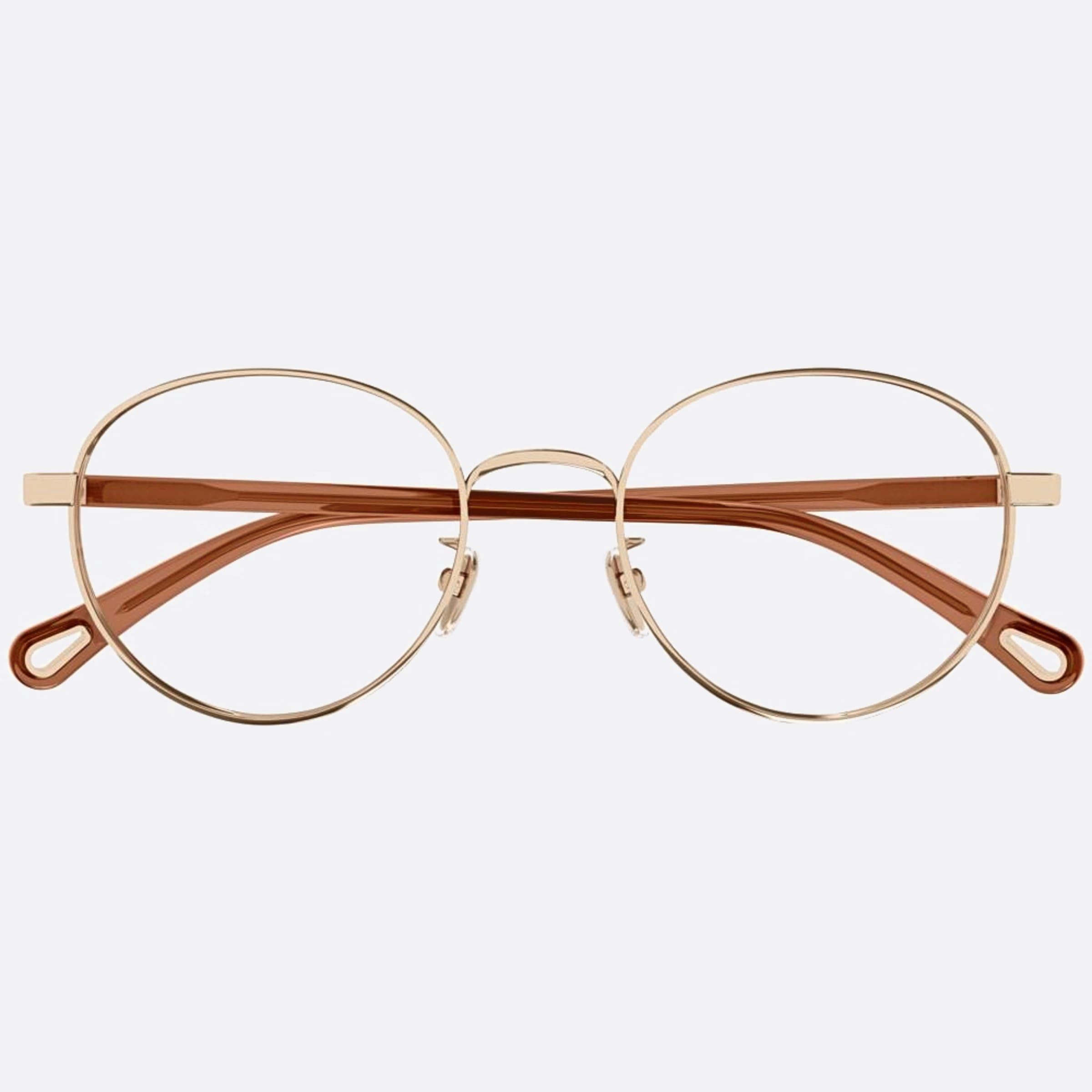 Chloe 52mm Ch0216oa Gold Round Women Eyeglasses - Main View