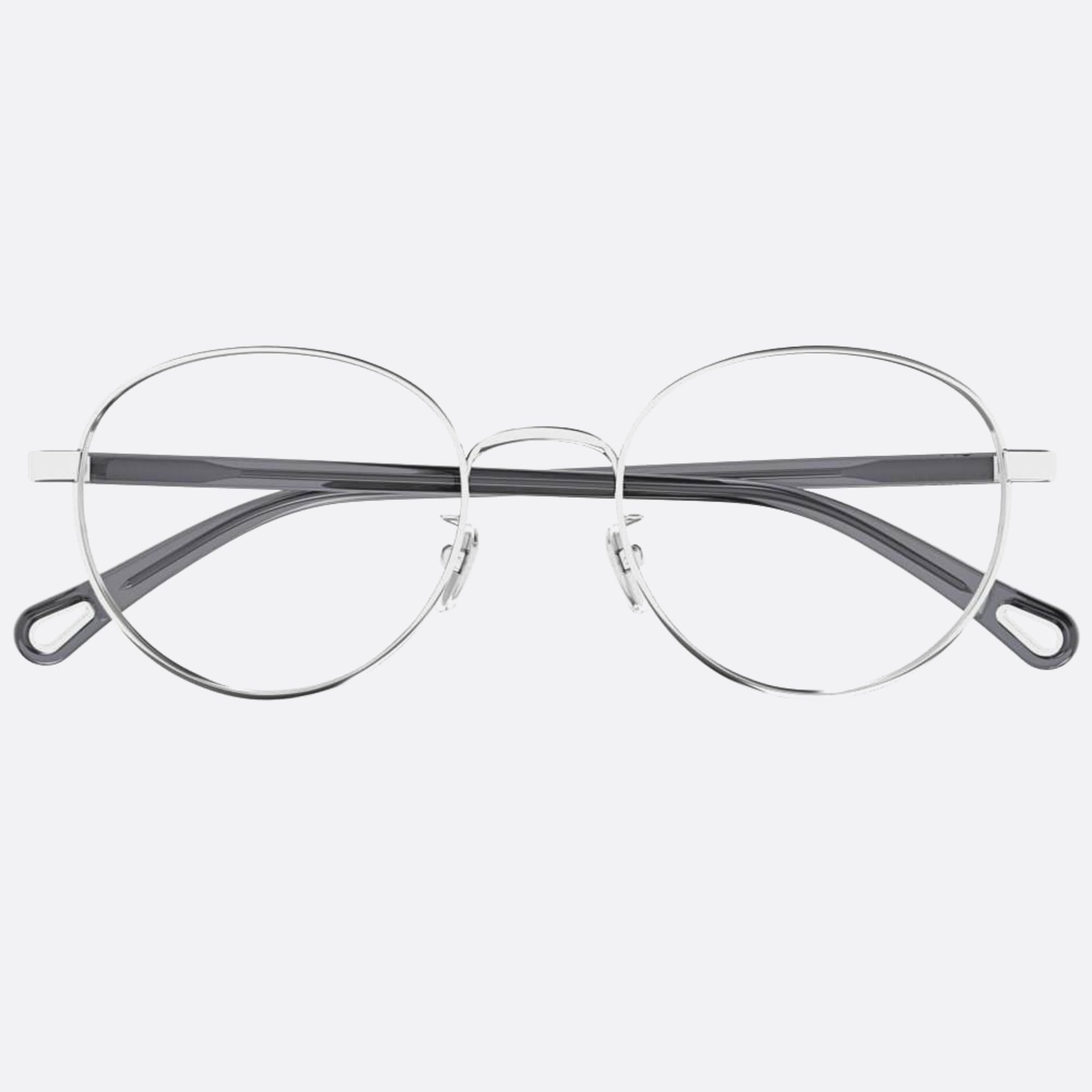 Chloe 52mm Ch0216oa Silver Round Women Eyeglasses - Main View