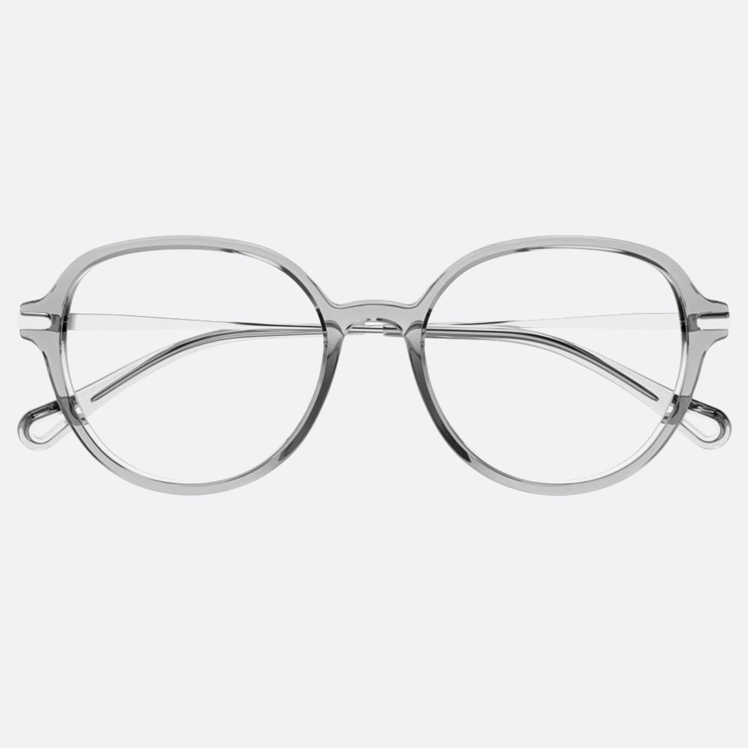 Chloe 53mm Ch0217oa Grey Round Women Eyeglasses - Main View