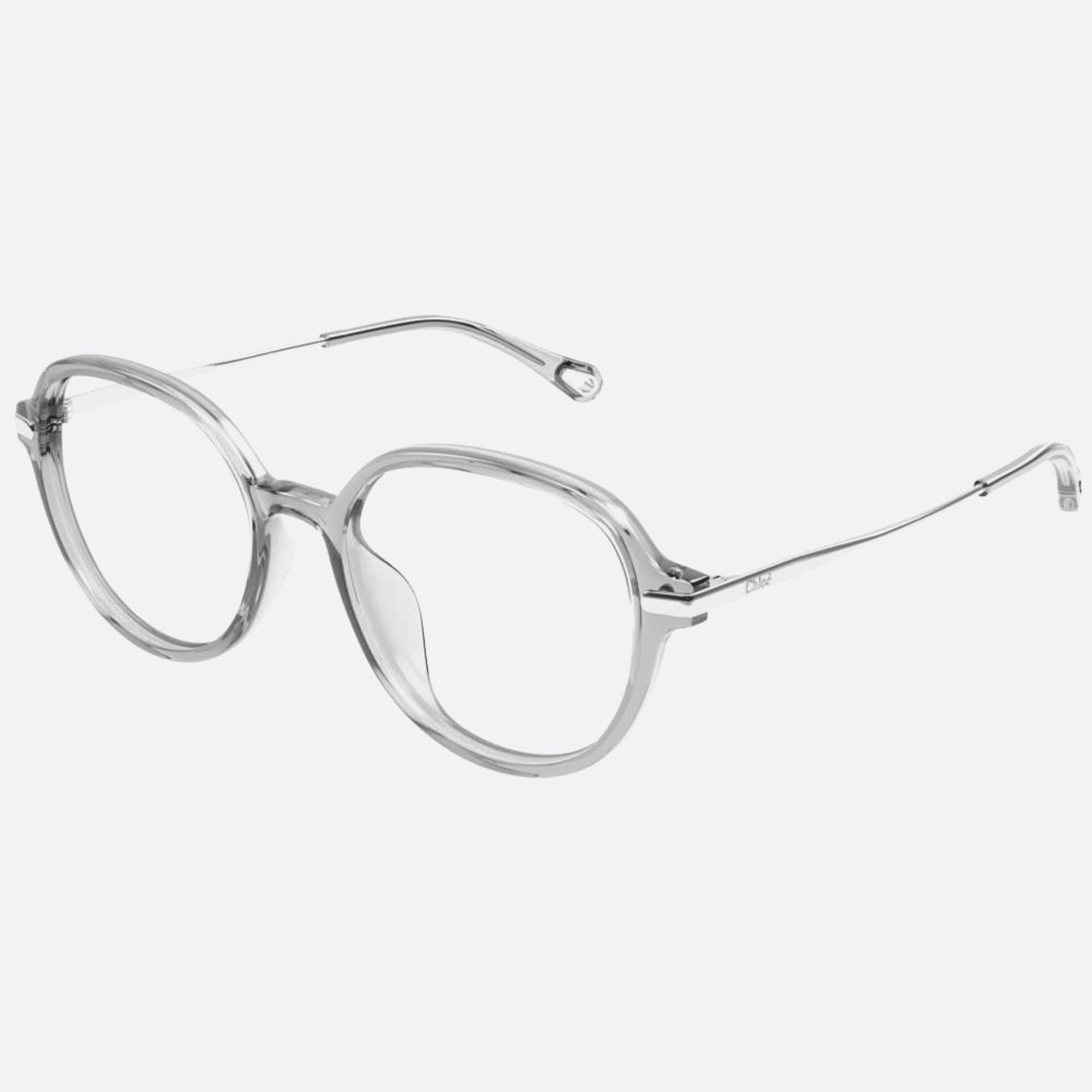 Chloe 53mm Ch0217oa Grey Round Women Eyeglasses - Side View