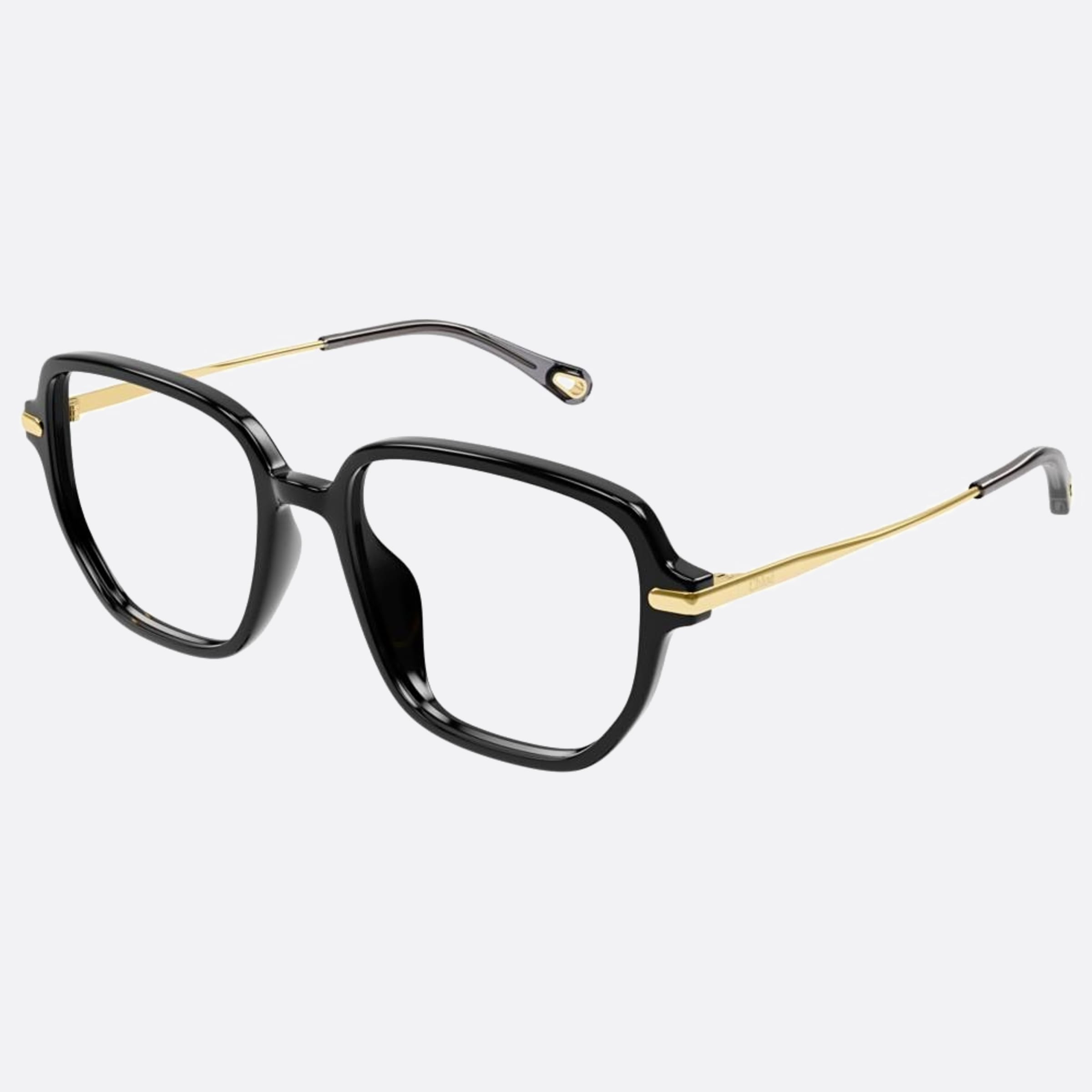 Chloe 55mm Ch0218oa Black Squared Women Eyeglasses - Side View