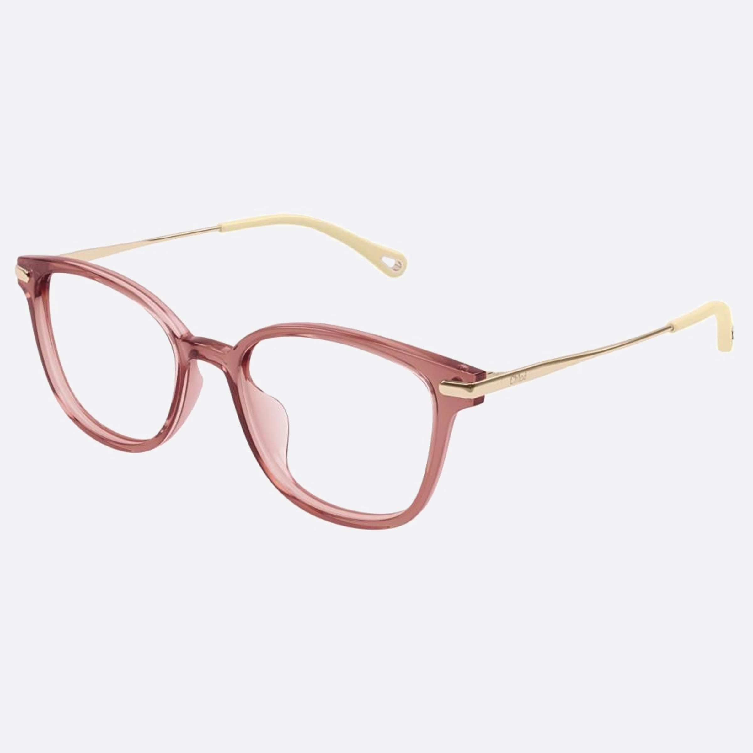 Chloe 53mm Ch0219oa Brown Cat Eye Women Eyeglasses - Side View