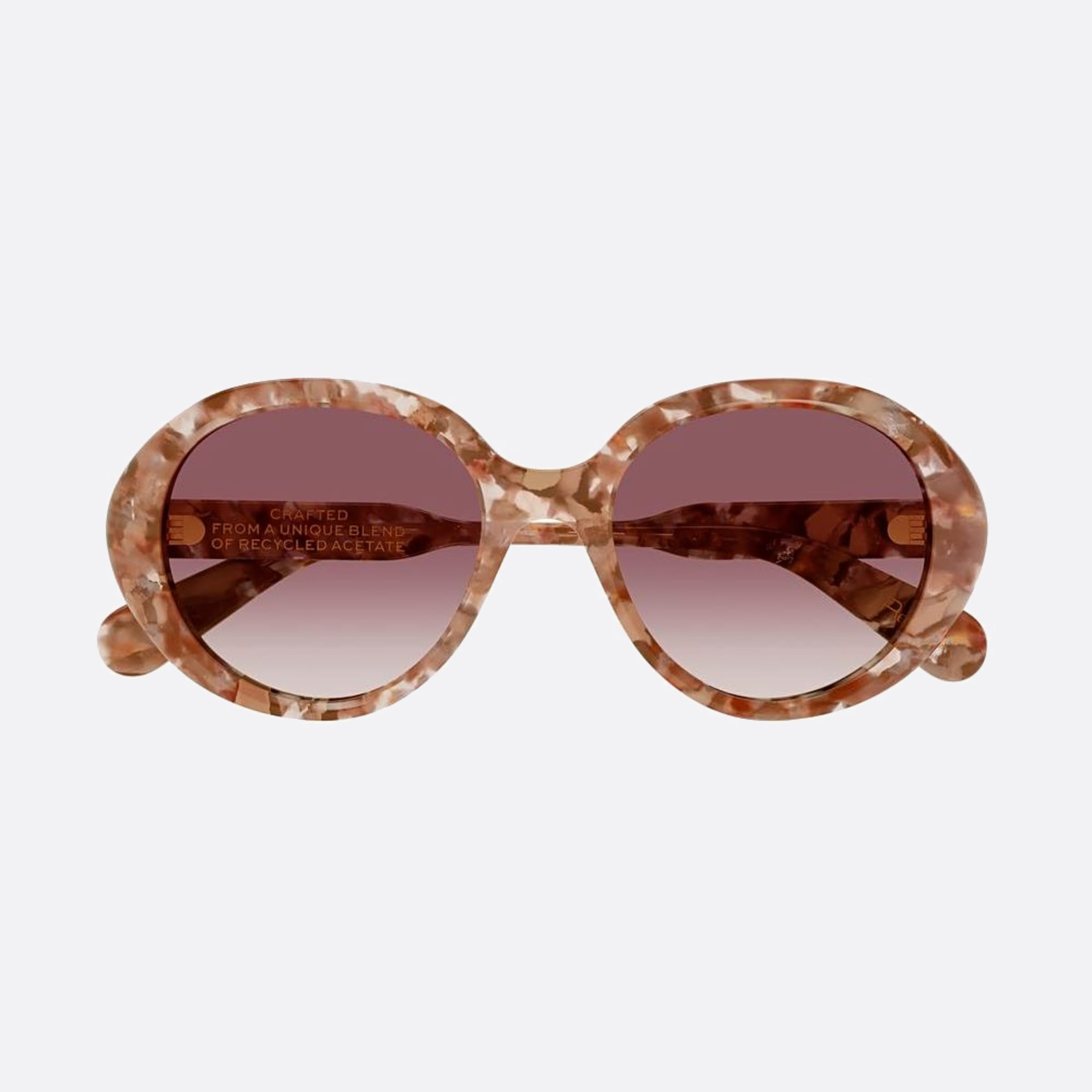 Chloe 55mm Dce Pink Round Women Sunglasses - Main View