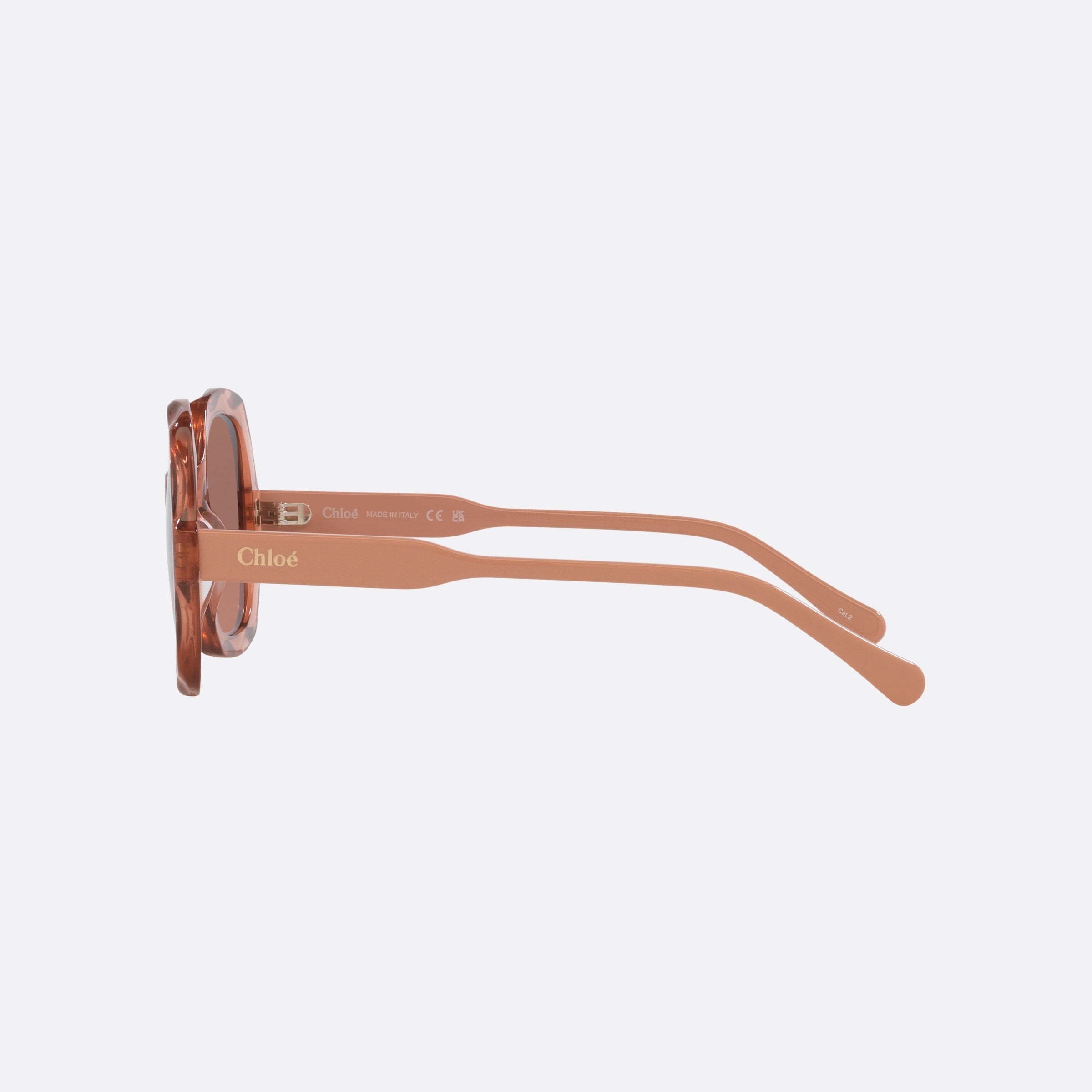 Chloe 53mm Bnm Brown Rectangle Women Sunglasses - Detail View