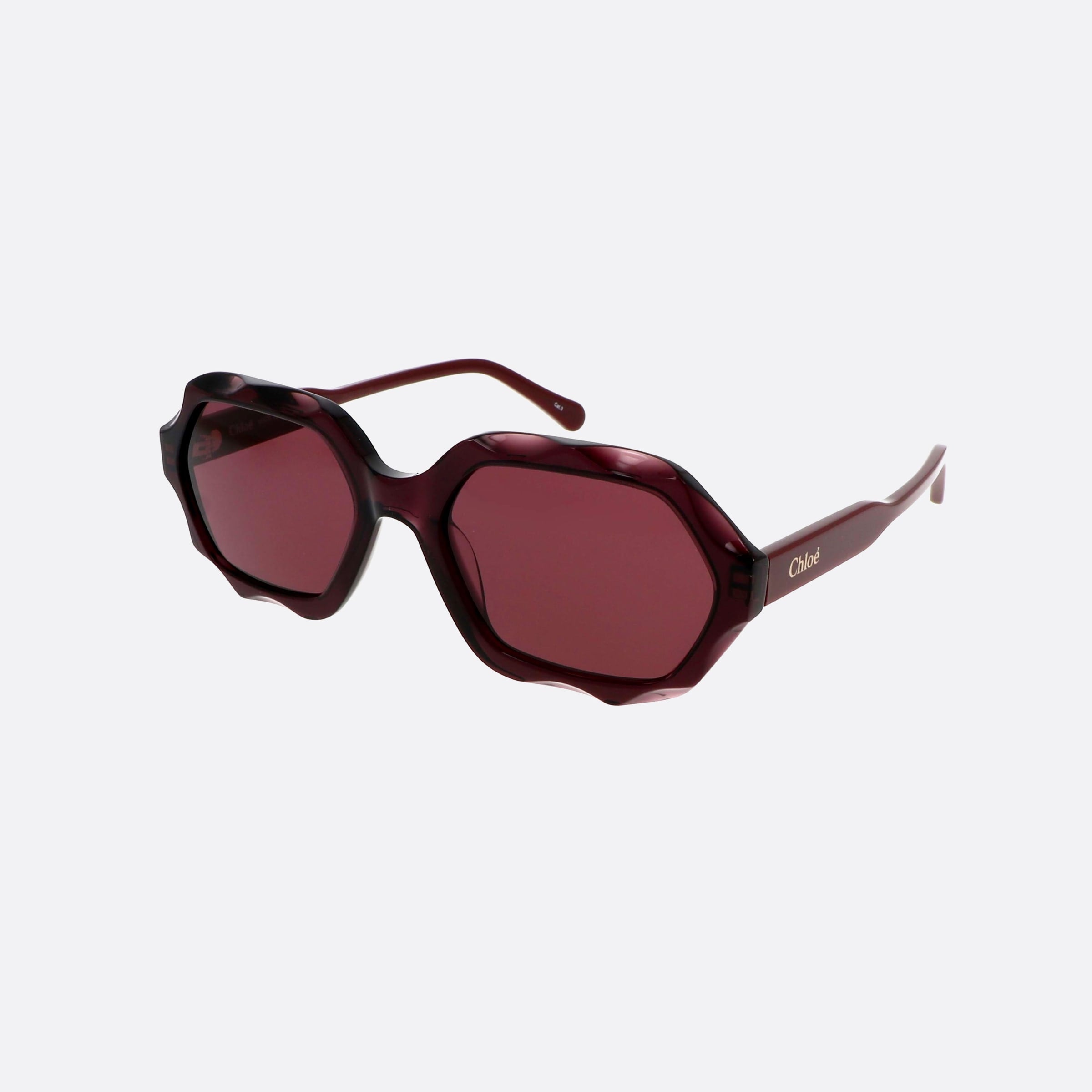 Chloe 56mm Violet Oversize Women Sunglasses - Main View