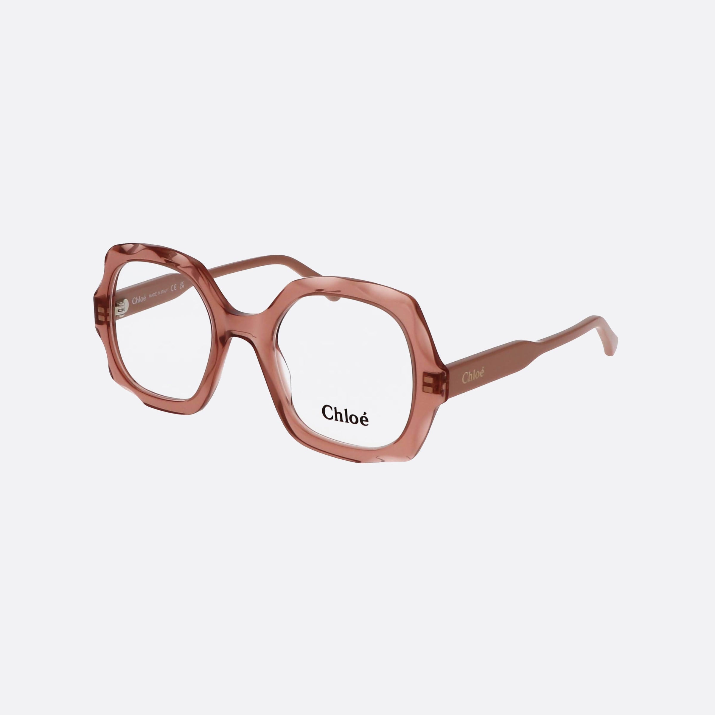 Chloe 51mm Pink Oversize Women Eyeglasses - Main View