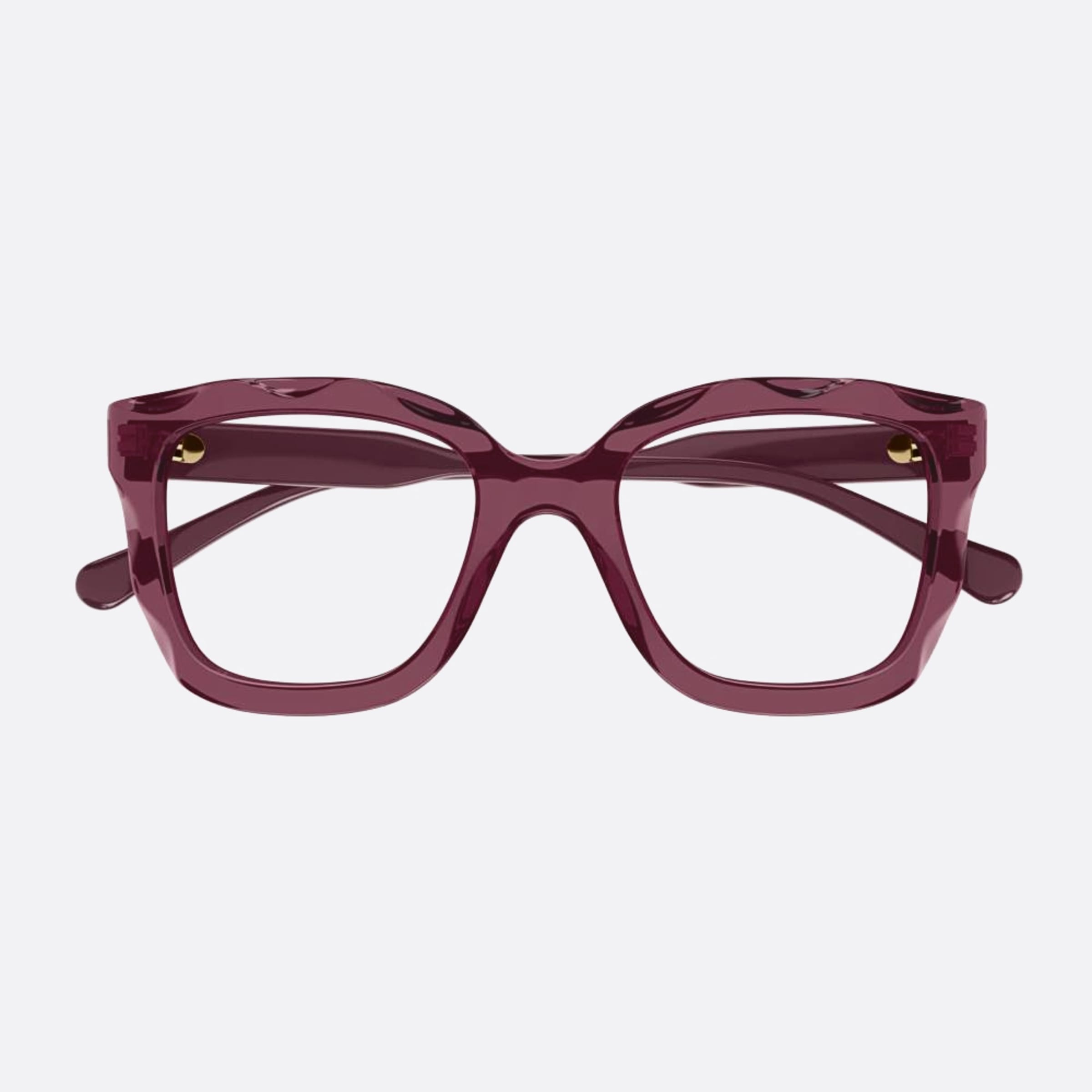 Chloe 52mm Cer Brown Squared Women Eyeglasses - Main View