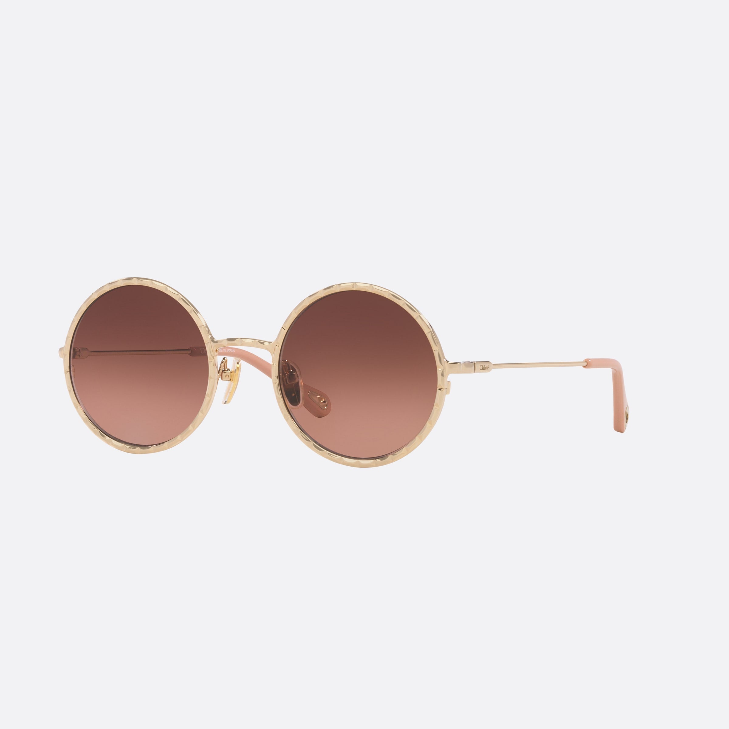 Chloe 53mm Bnh Gold Oval Women Sunglasses - Main View