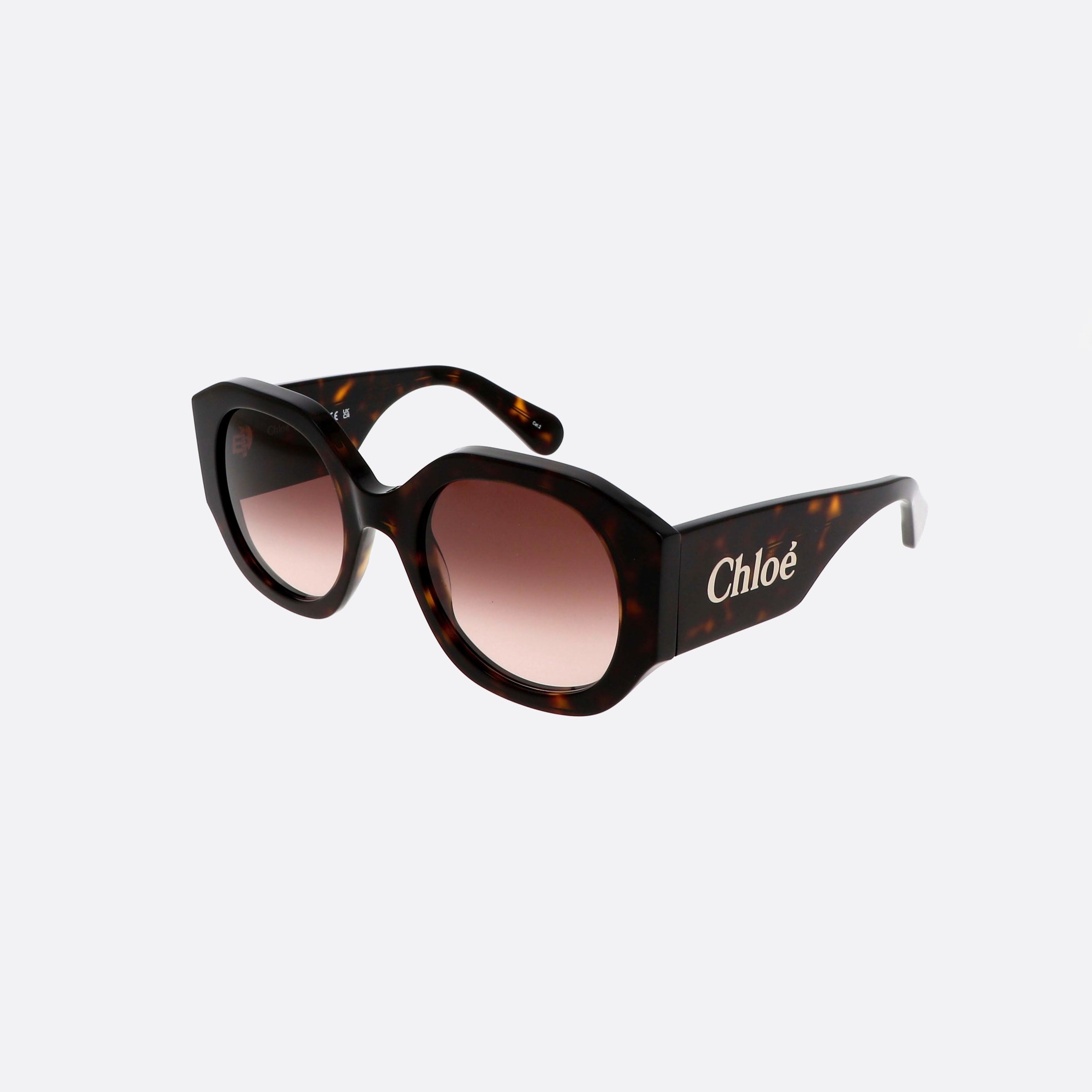 Chloe 53mm Hbb Havana Oversize Women Sunglasses - Main View