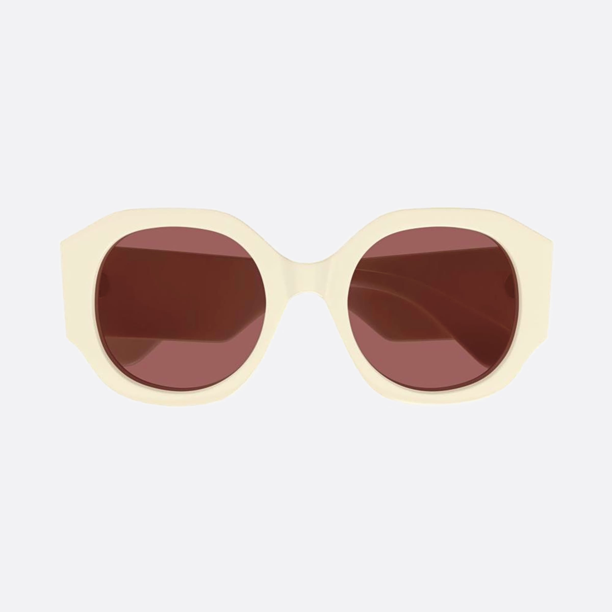 Chloe 53mm Ert White Oversize Women Sunglasses - Main View
