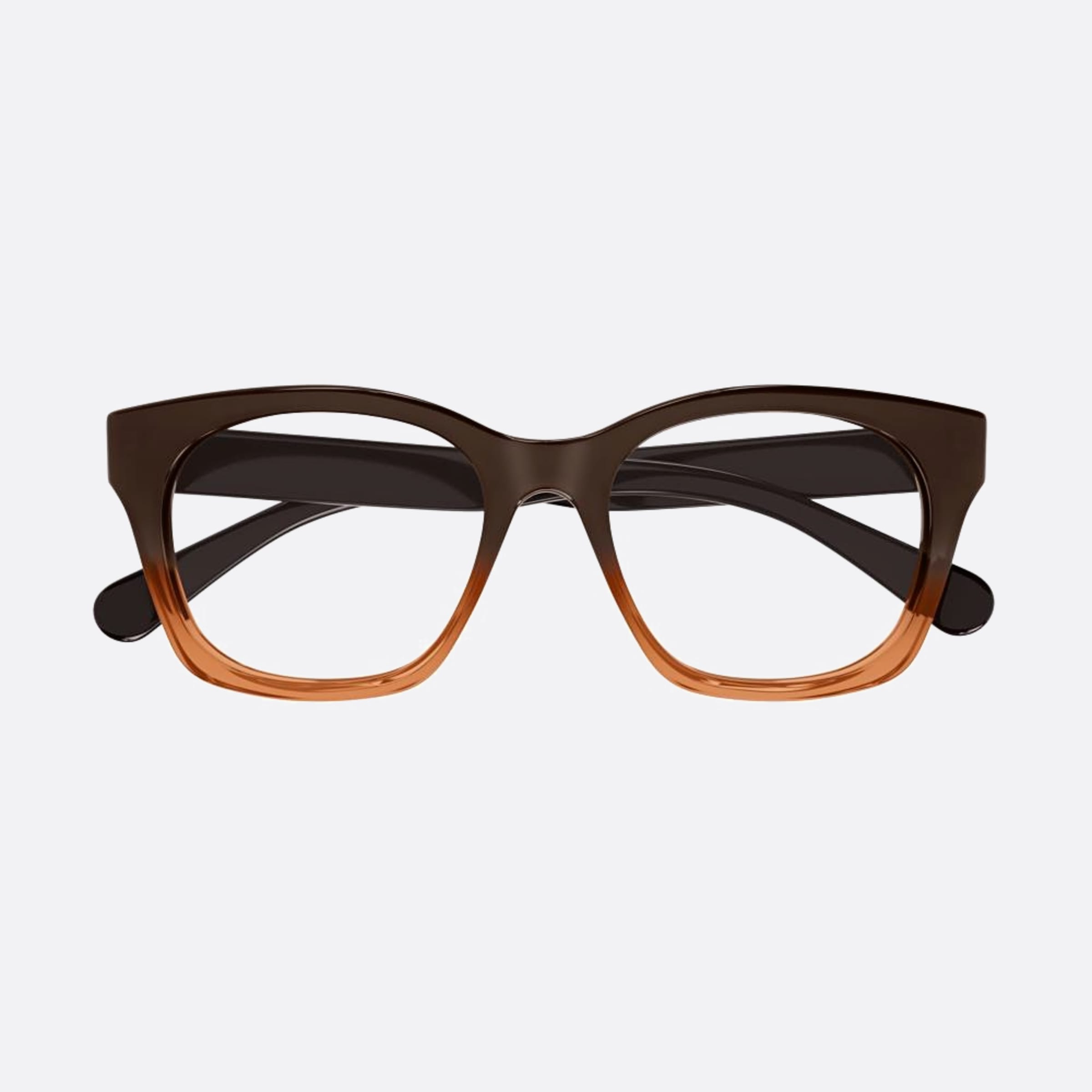 Chloe 50mm Brown Squared Women Eyeglasses - Main View