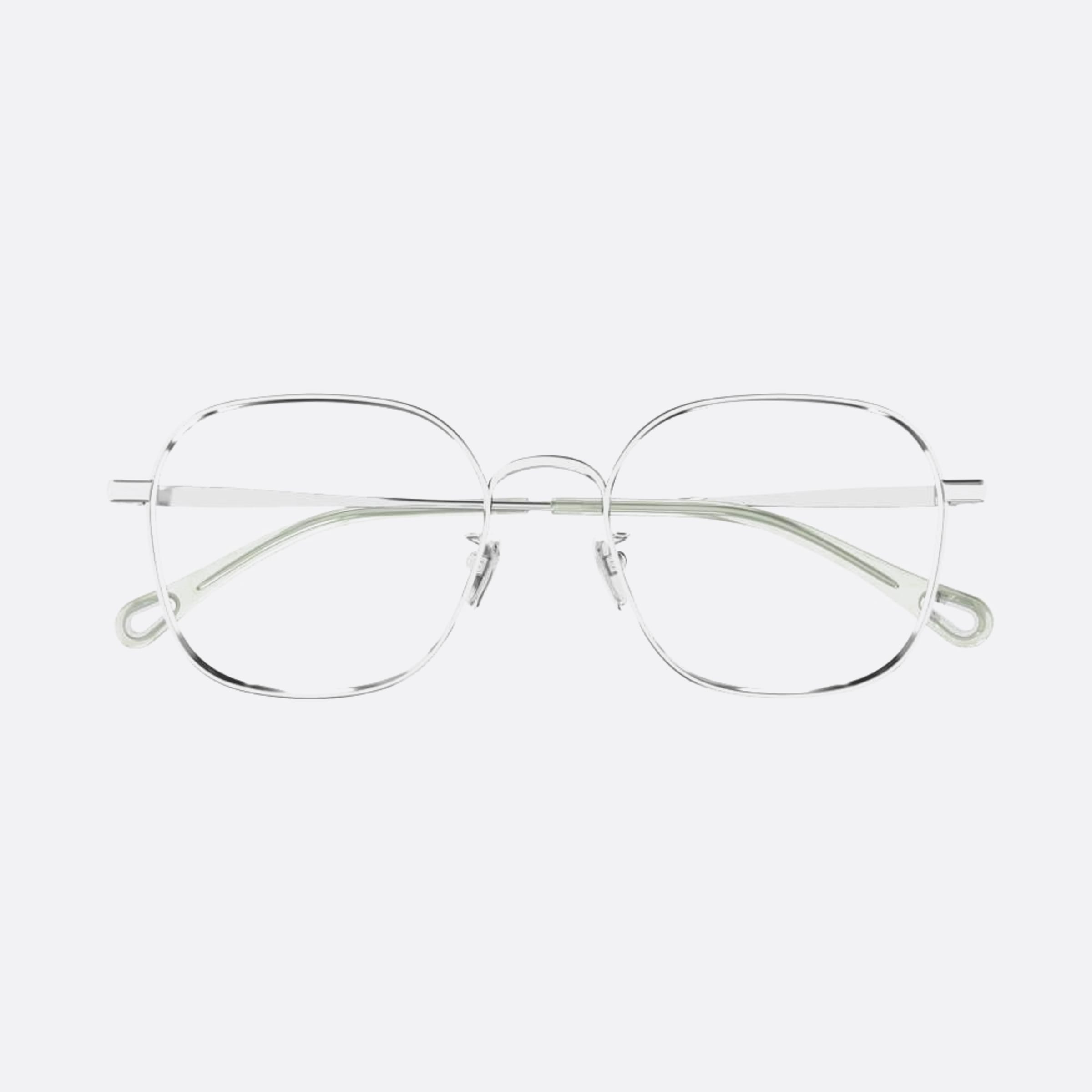 Chloe 53mm Ch0245oa Silver Squared Women Eyeglasses - Main View