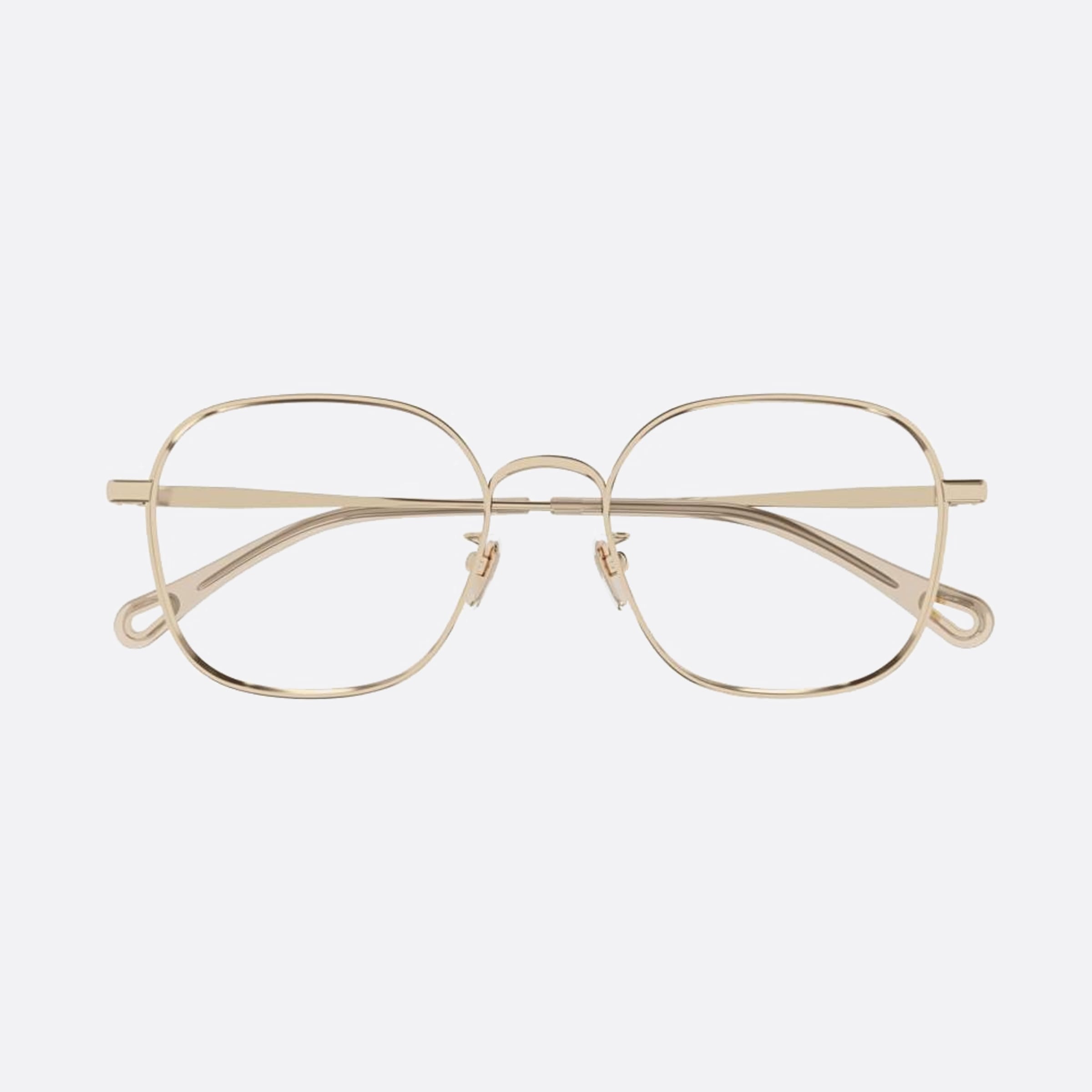 Chloe 53mm Ch0245oa Rose Gold Squared Women Eyeglasses - Main View