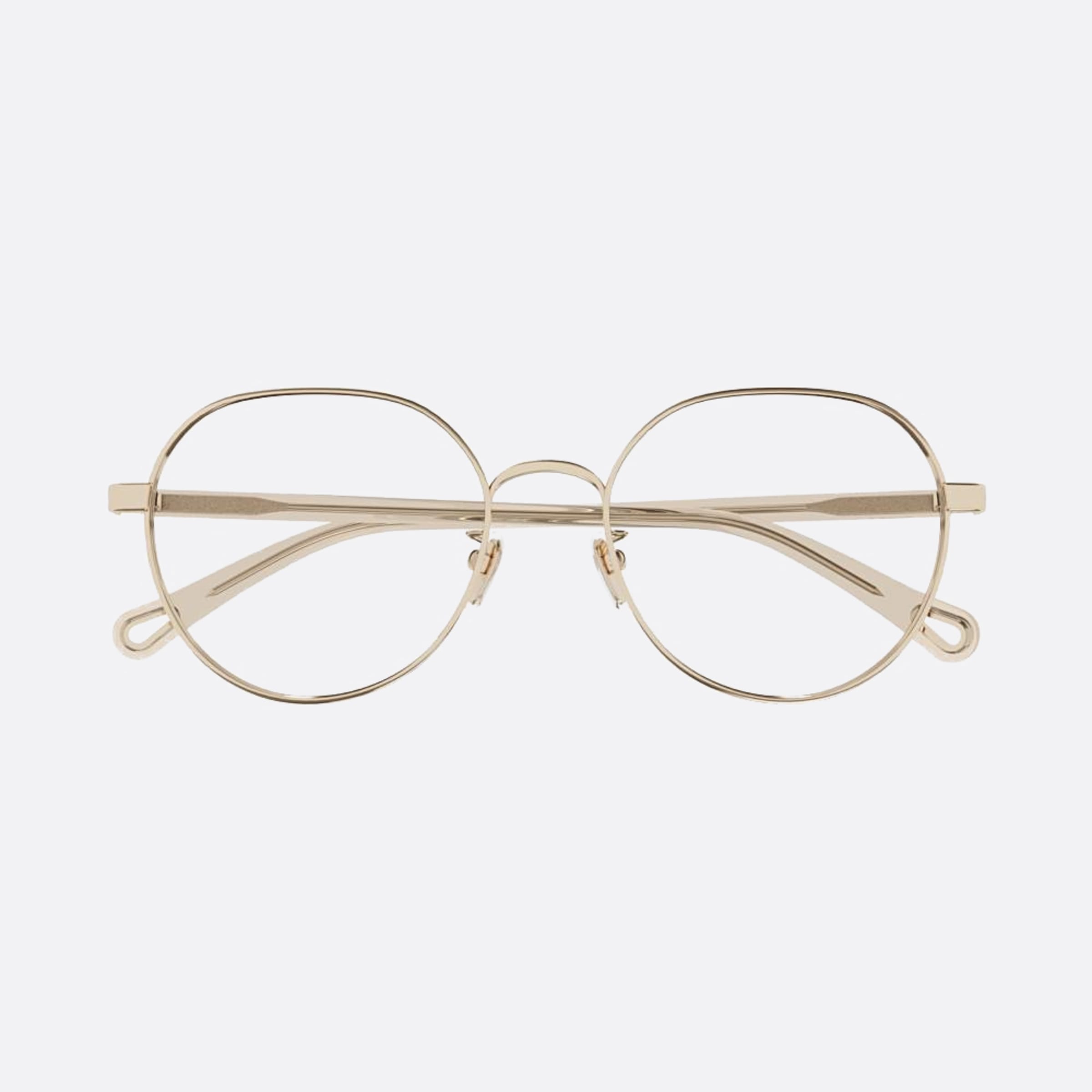 Chloe 53mm Ch0246oa Gold Round Women Eyeglasses - Main View